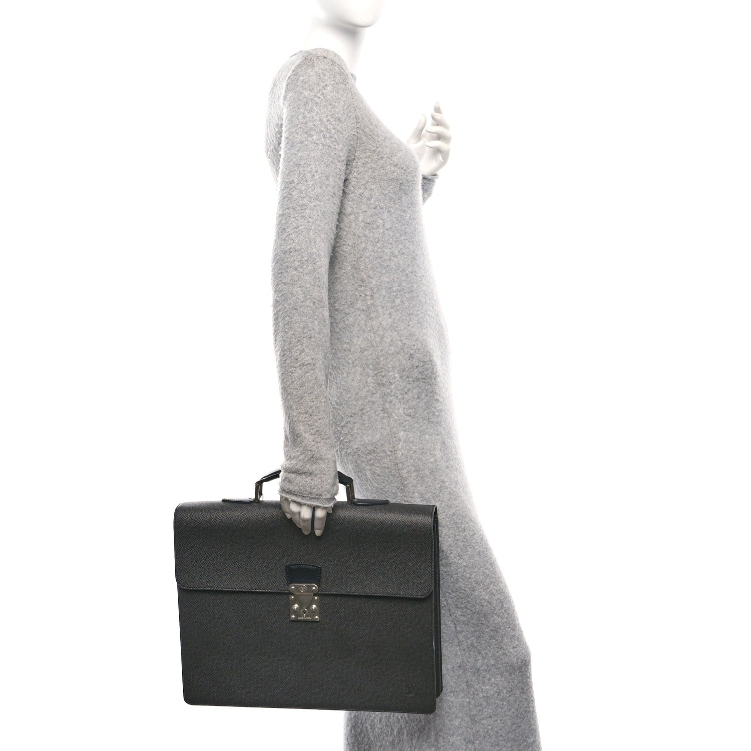 Taiga Neo Robusto 2 Compartment Briefcase Black