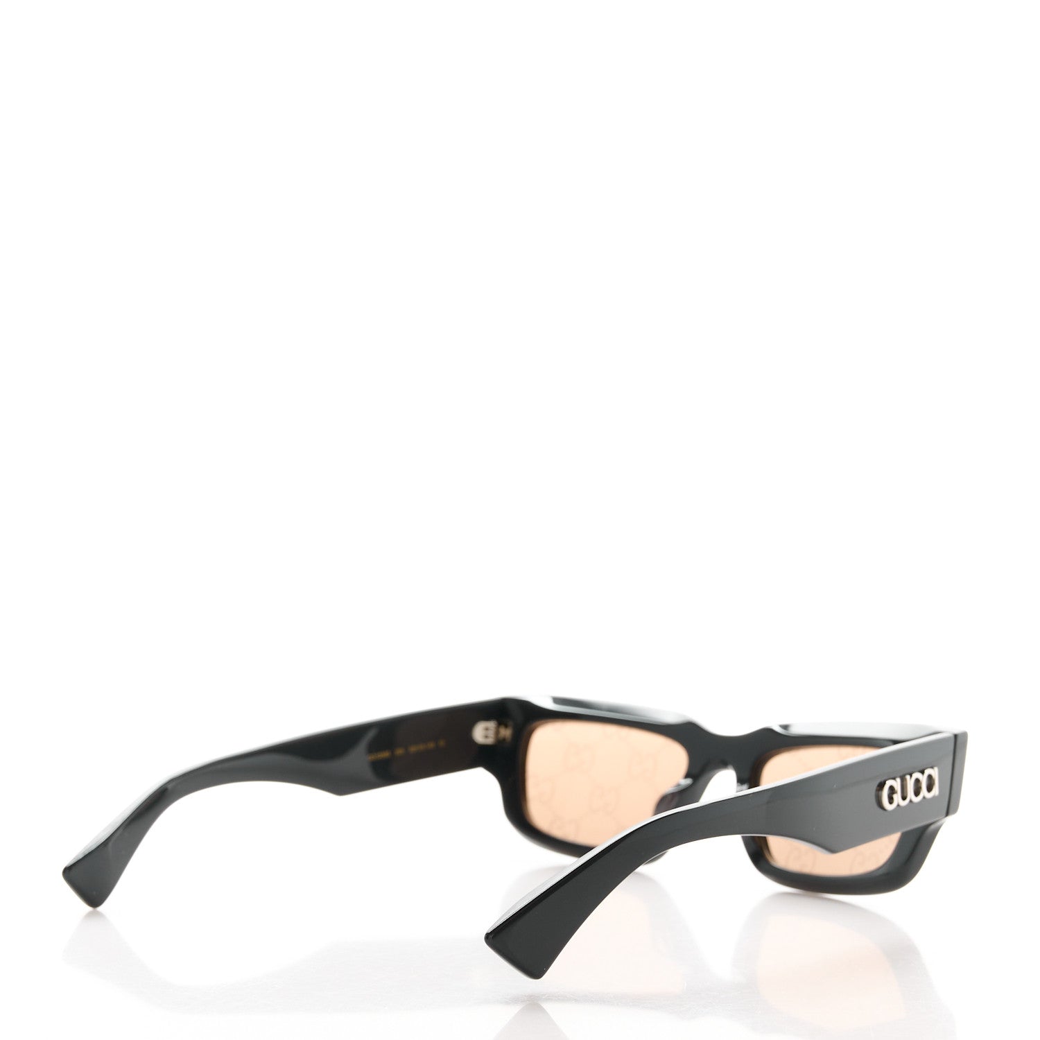 Acetate Rectangular Frame Sunglasses GG1838S Dark Grey