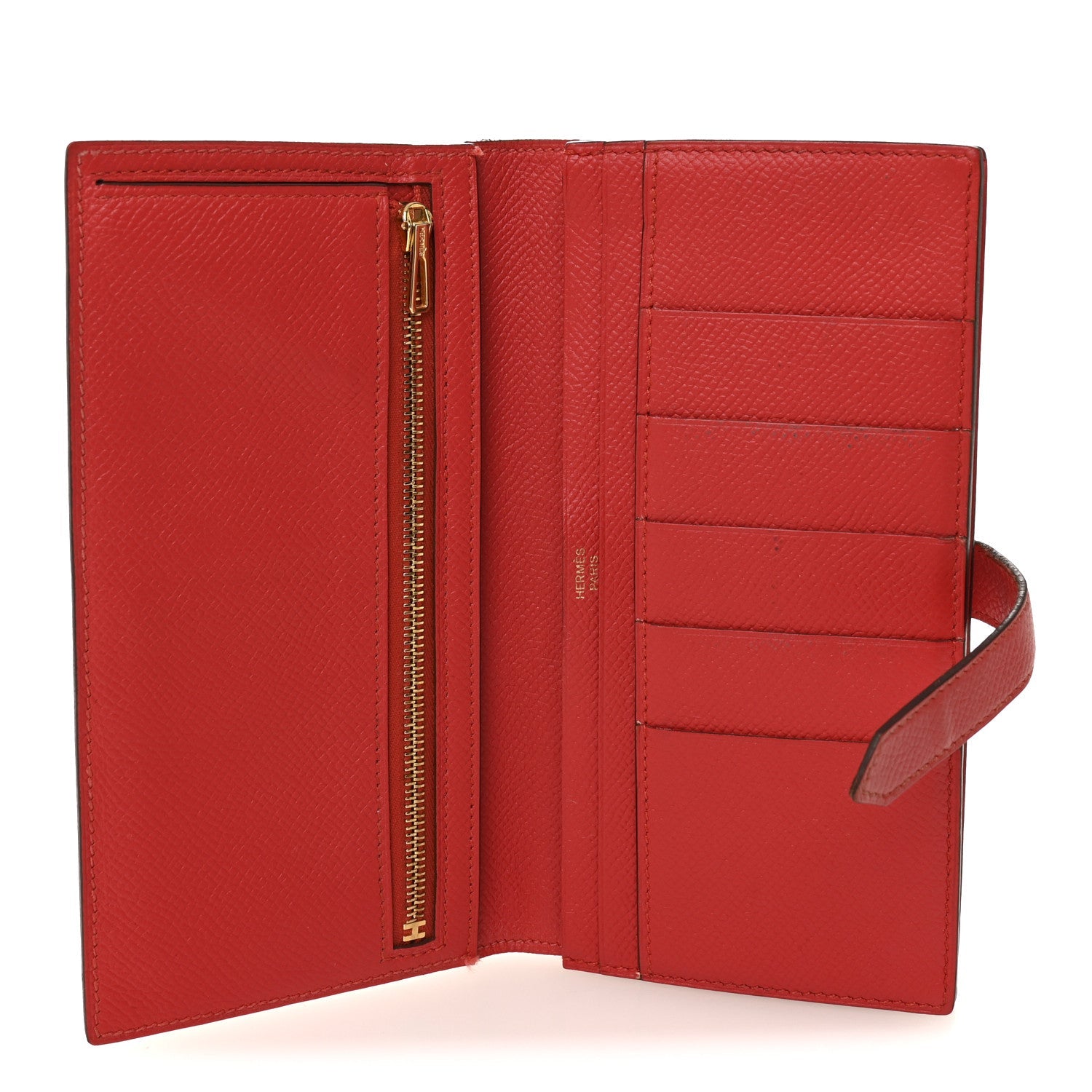 Epsom Bearn Gusset Wallet Rouge Tomate