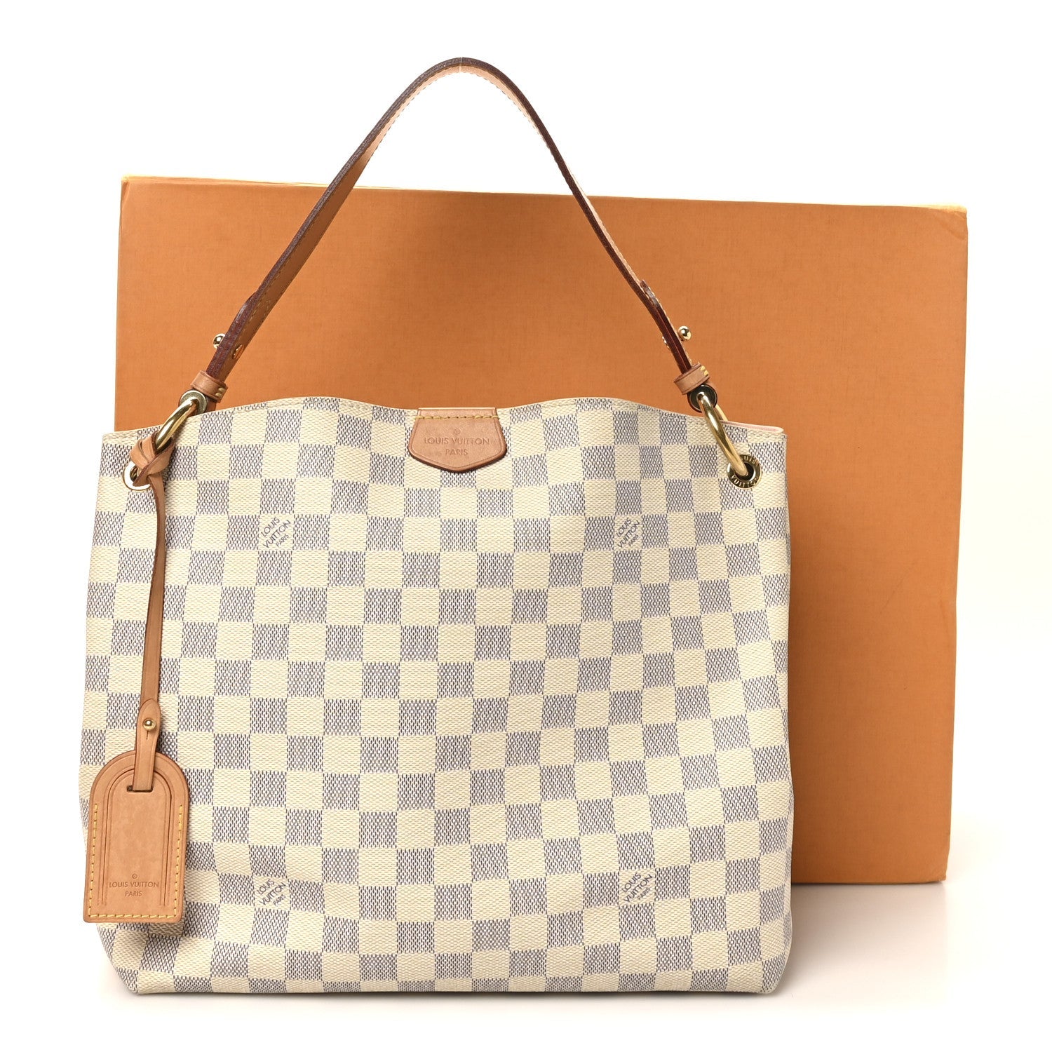 Damier Azur Graceful PM Rose Ballerine