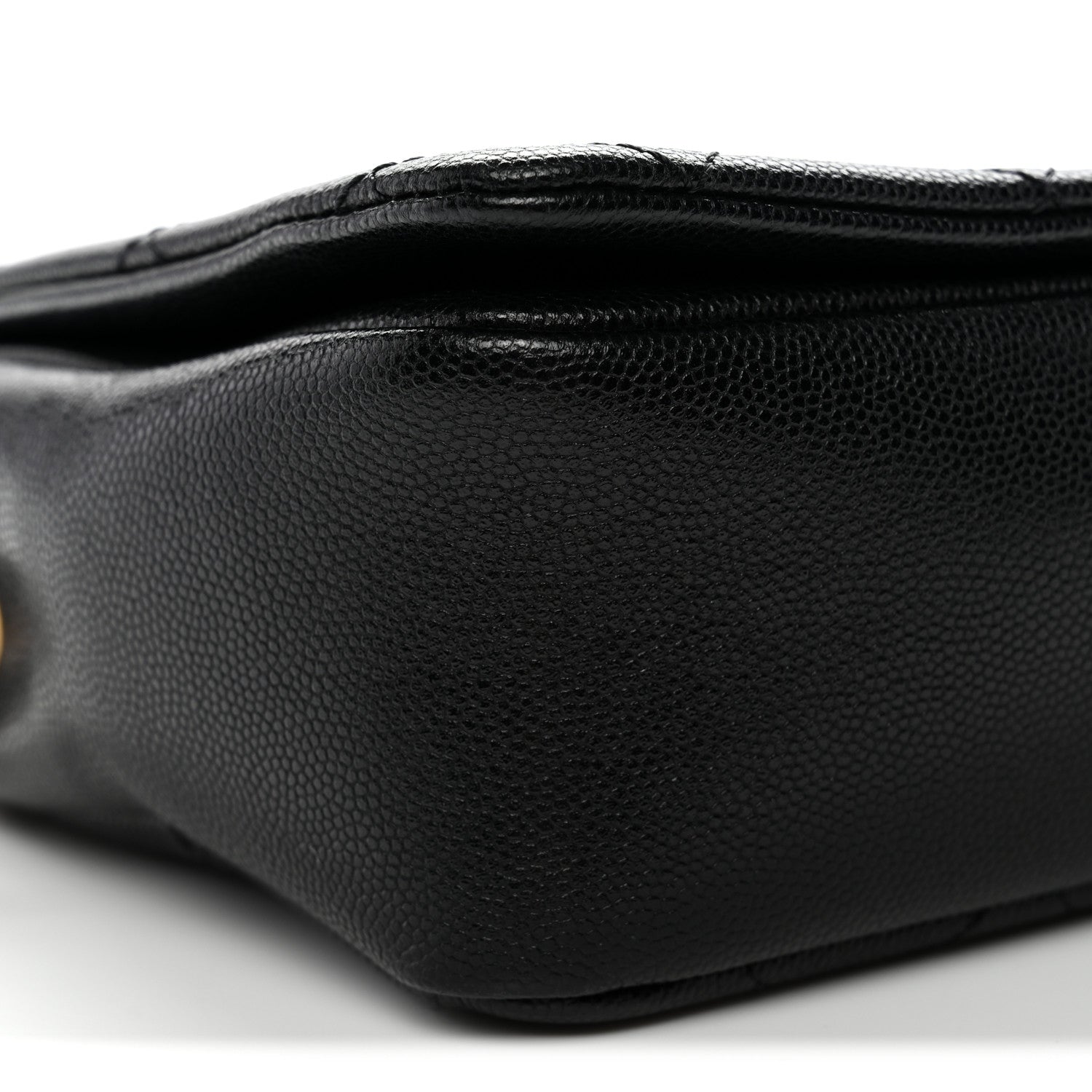 Caviar Quilted Small Fashion Therapy Flap Bag Black