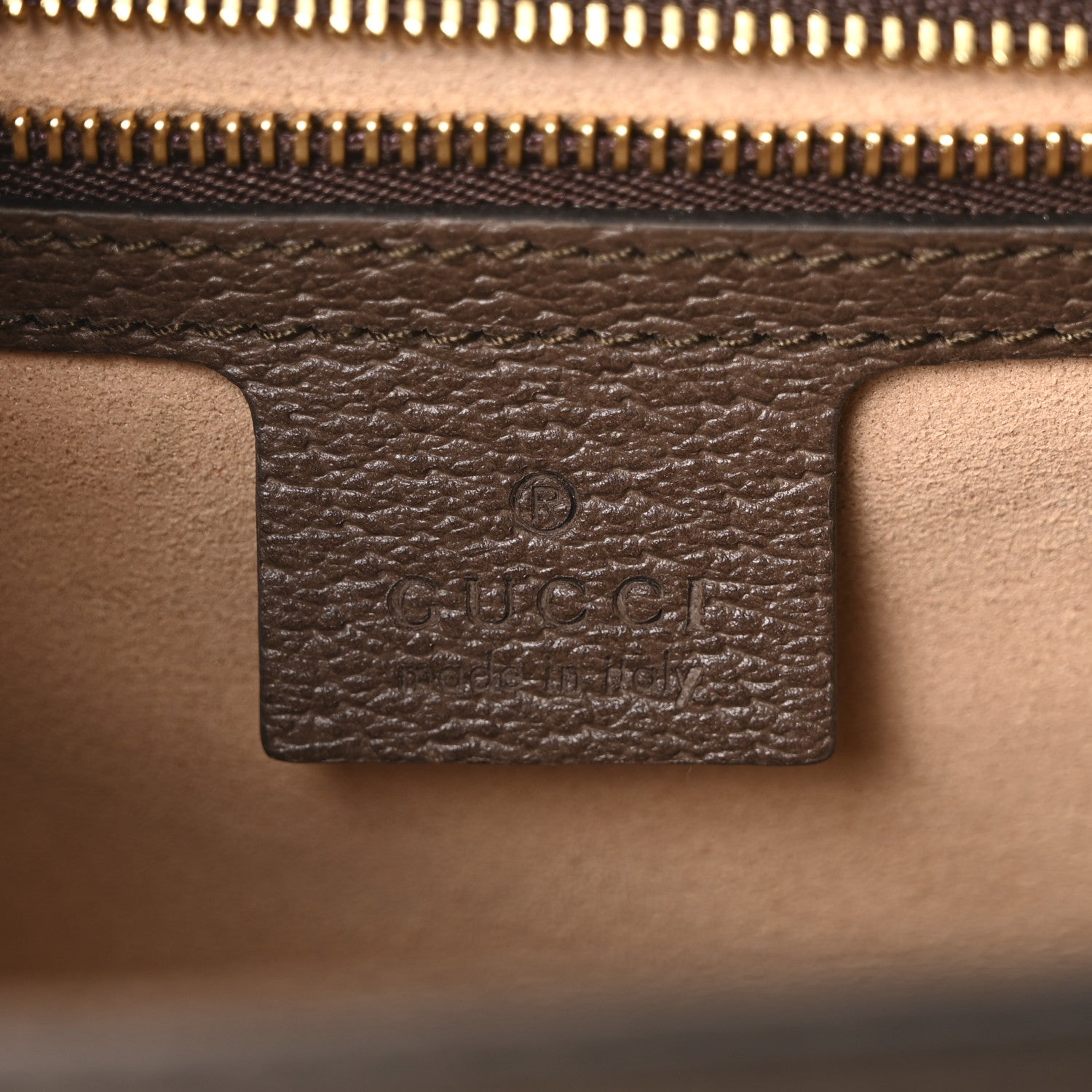 GG Supreme Monogram Web Small Ophidia Flap Messenger Bag Brown