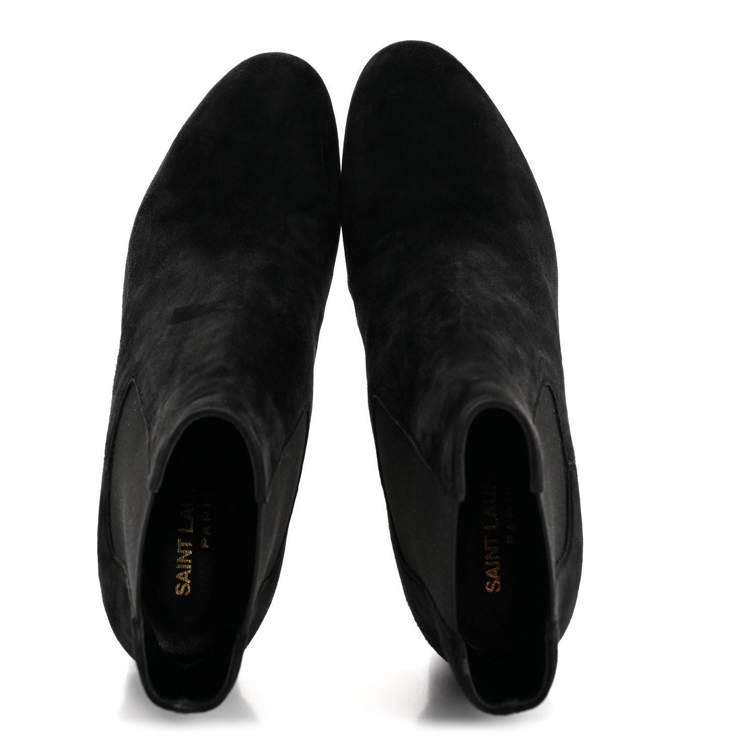 Suede Loulou Pin Booties 36 Black