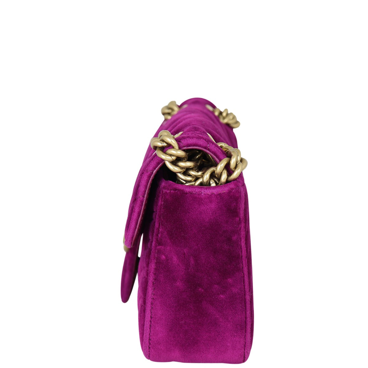 Gucci GG Marmont Mini Velvet Shoulder Bag
