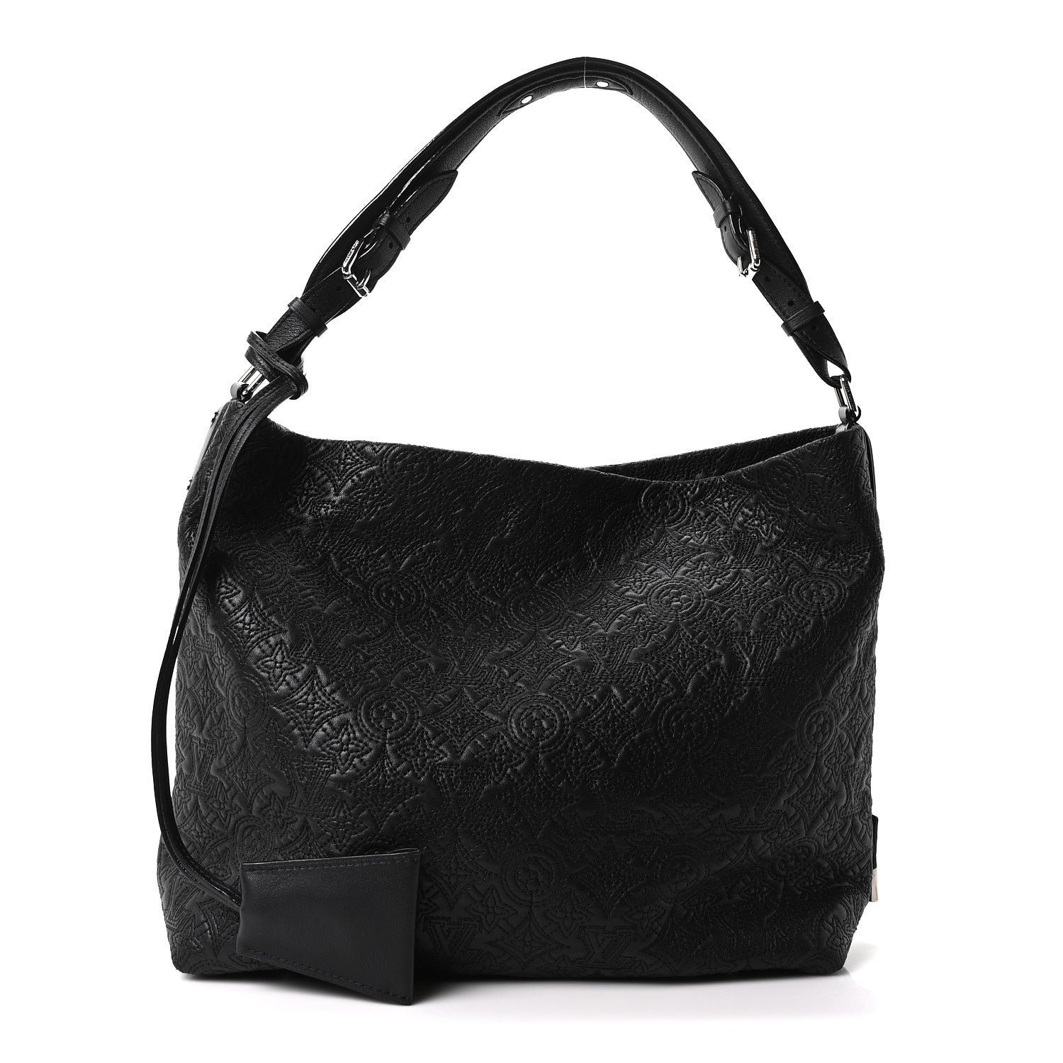 Monogram Lambskin Antheia Hobo PM Black