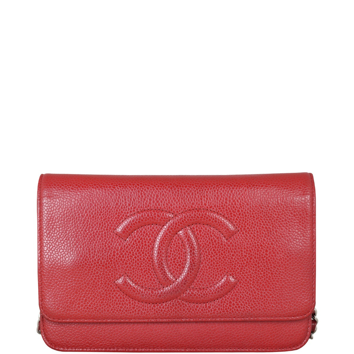 Chanel Timeless Wallet on Chain | Red