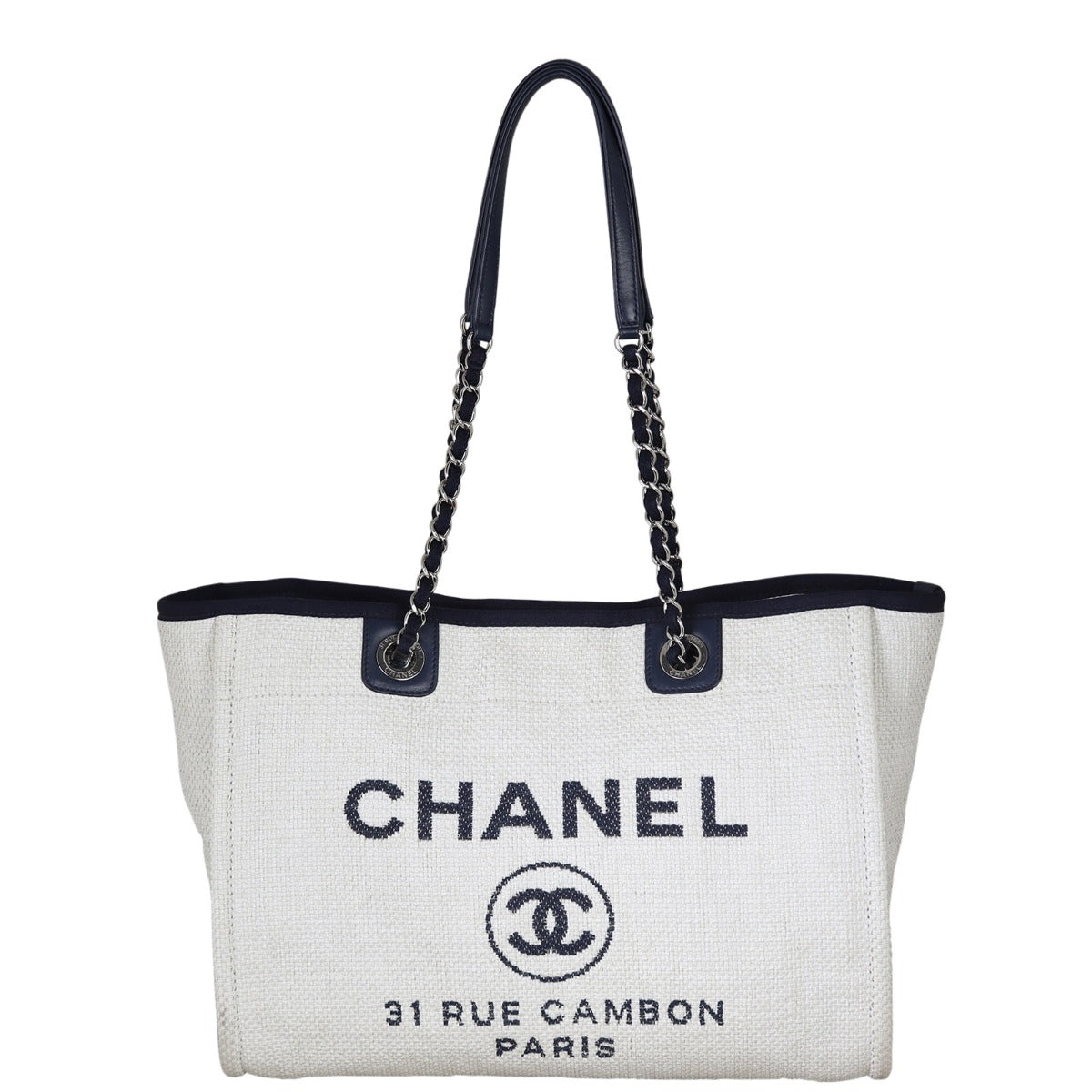 Chanel Deauville Small Tote | White