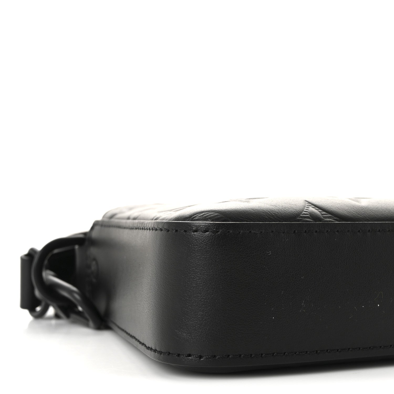 Calfskin Monogram Shadow Trio Messenger Black