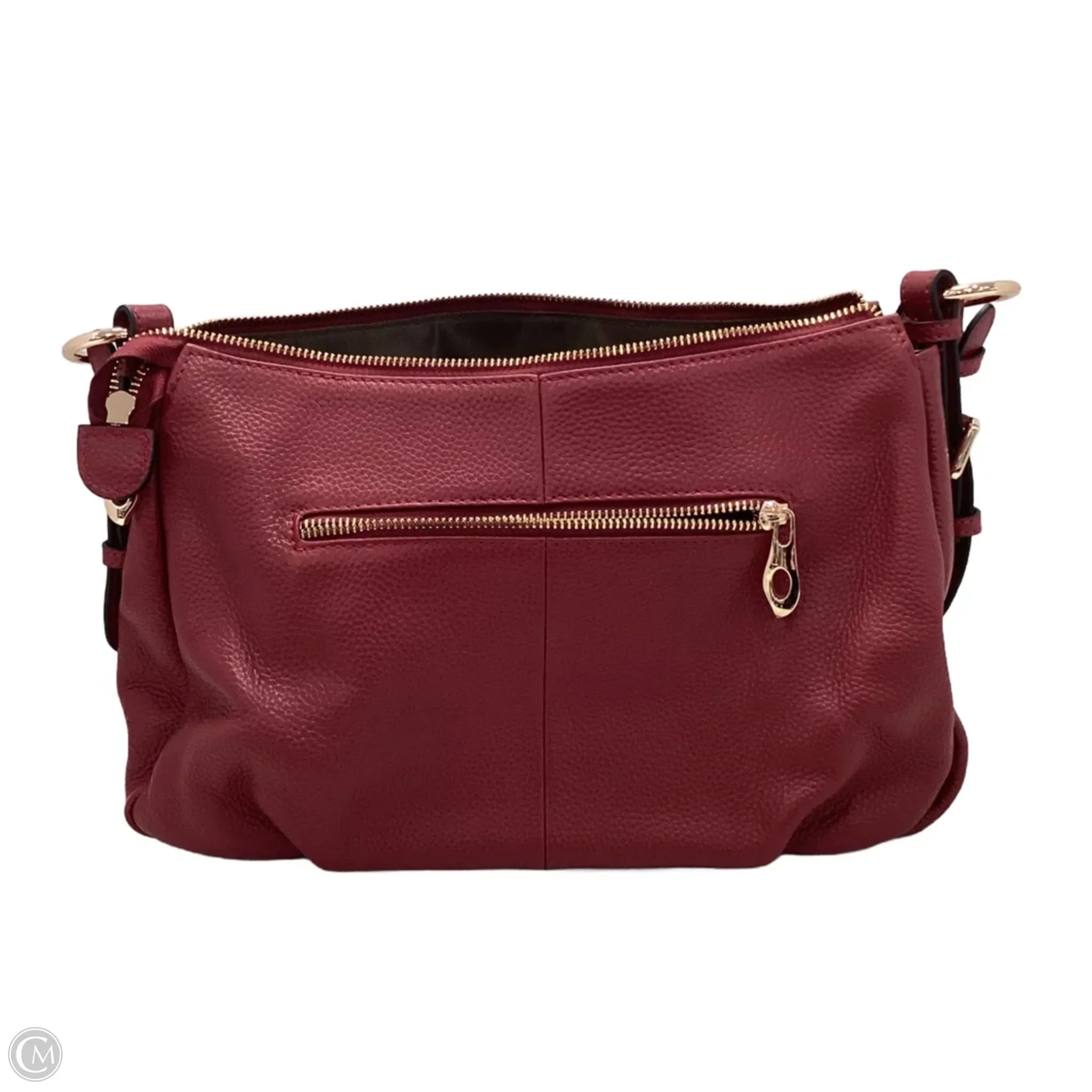 Handbag Leather By Kattee, Size: Medium