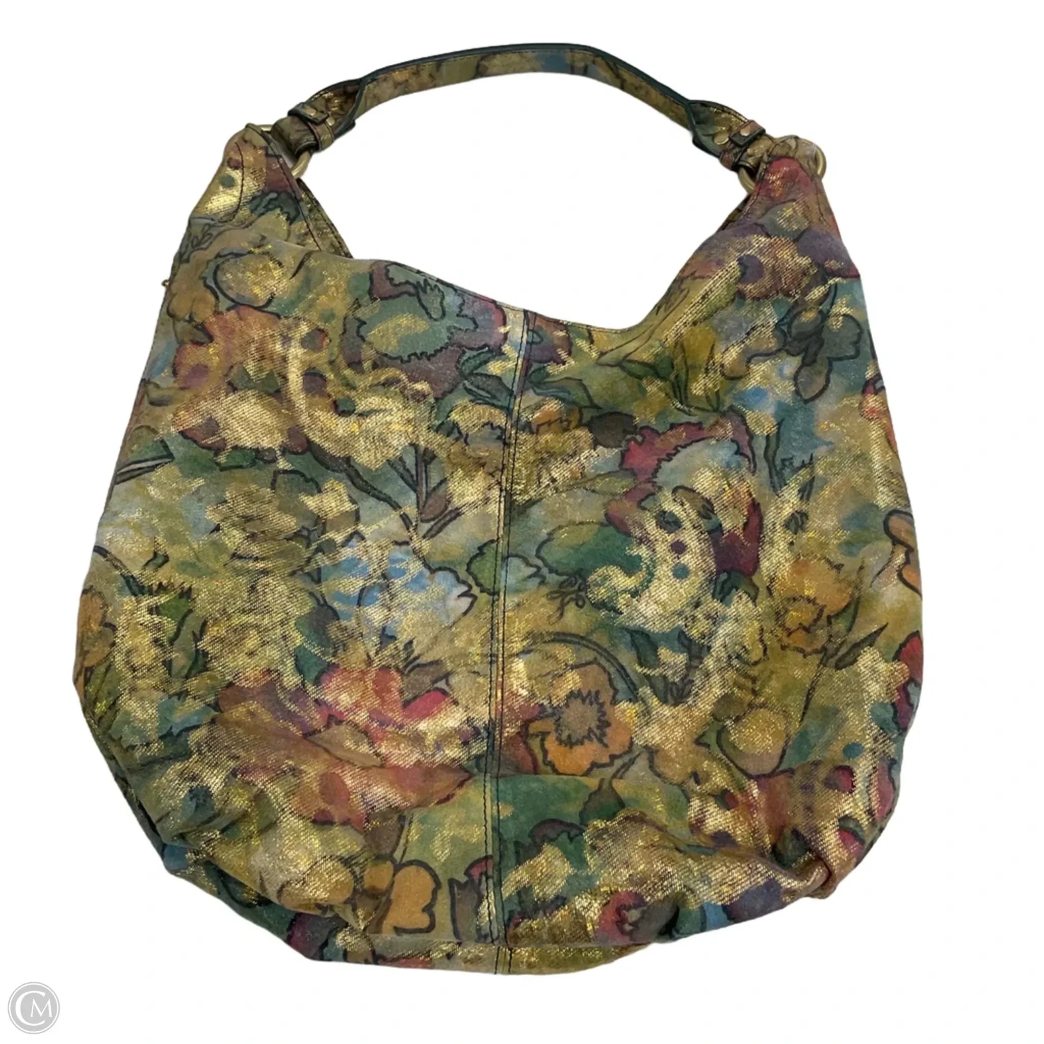 Handbag Leather By Hobo Intl, Size: Large