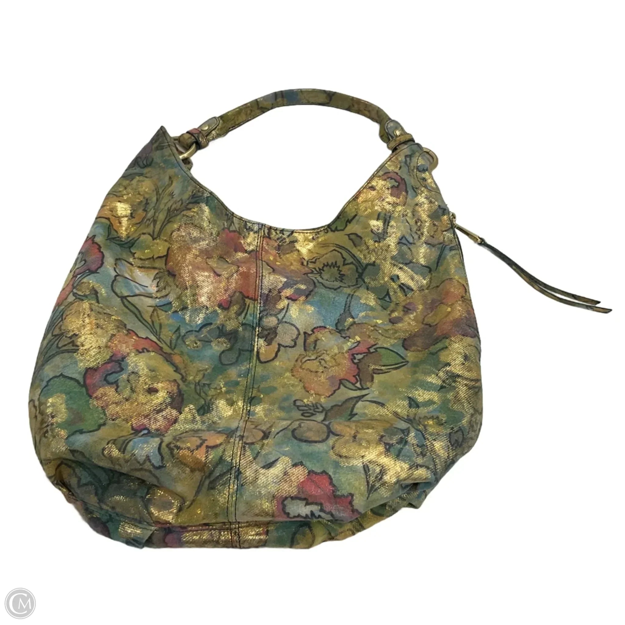 Handbag Leather By Hobo Intl, Size: Large