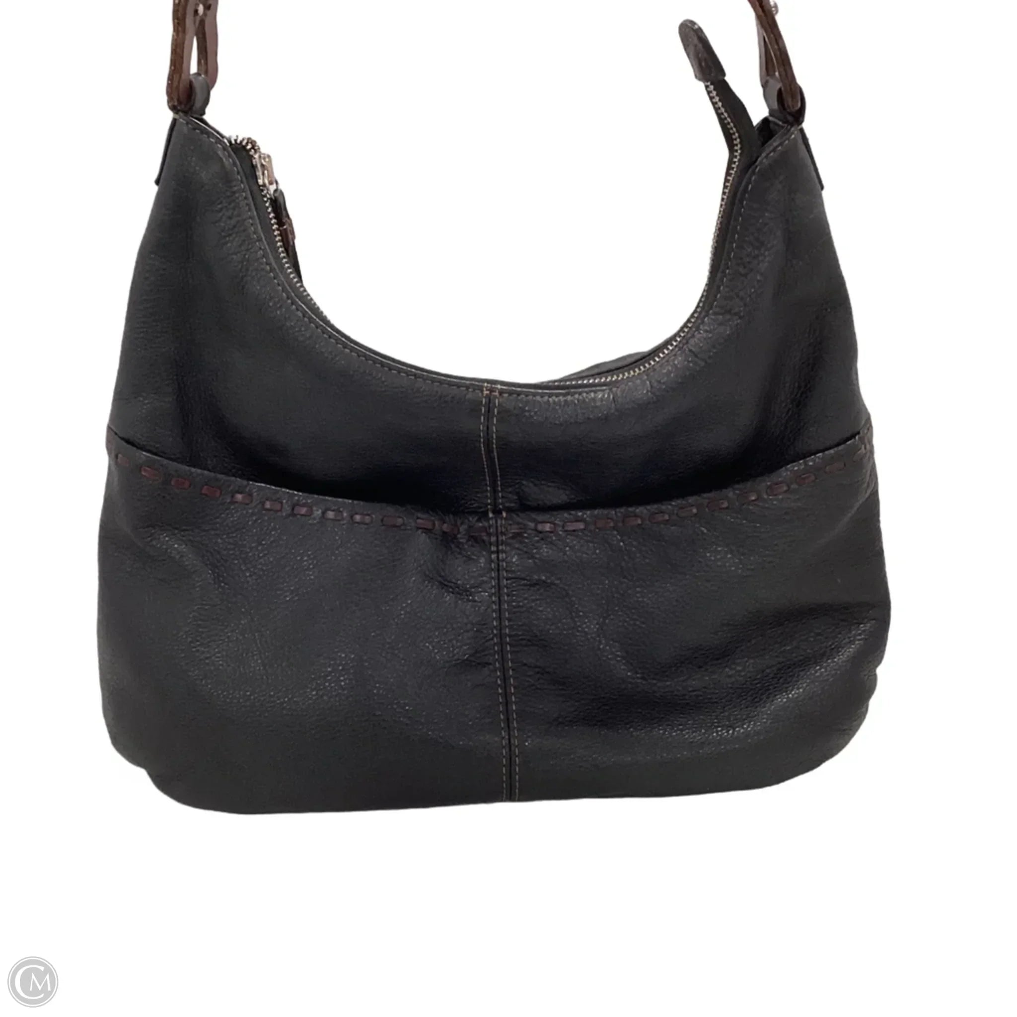 Handbag Leather By Brighton, Size: Medium