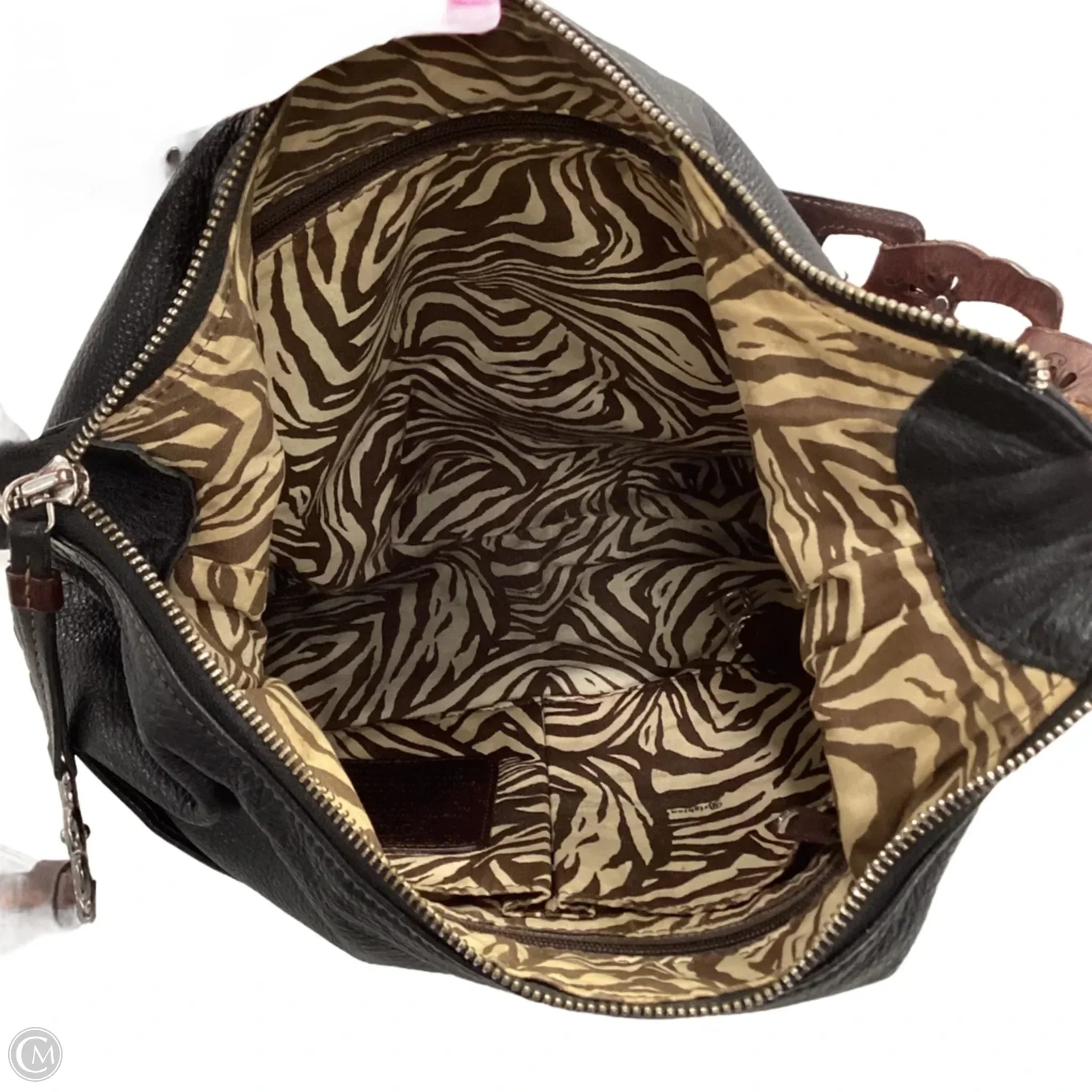 Handbag Leather By Brighton, Size: Medium