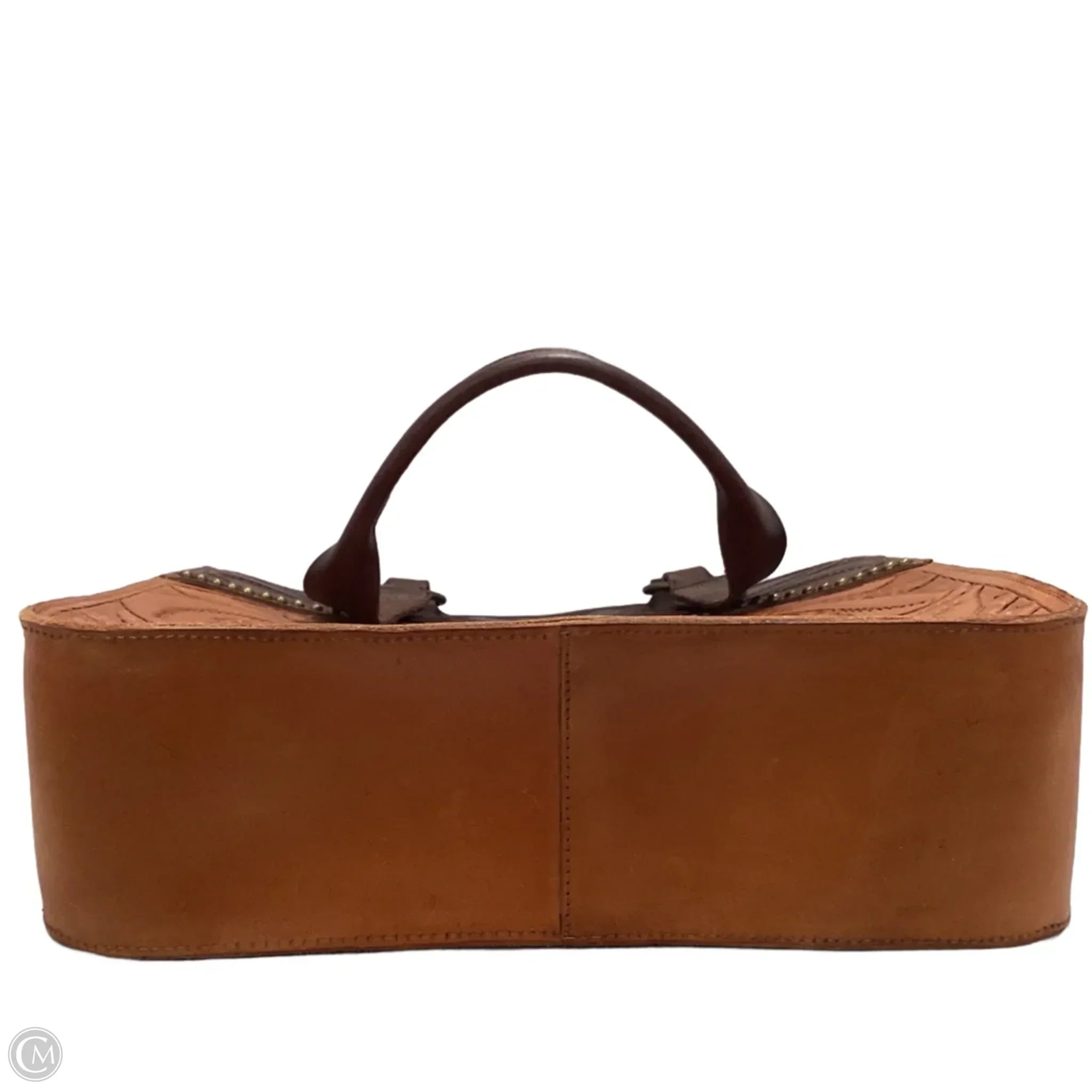 Handbag Leather By Anabaglish, Size: Large