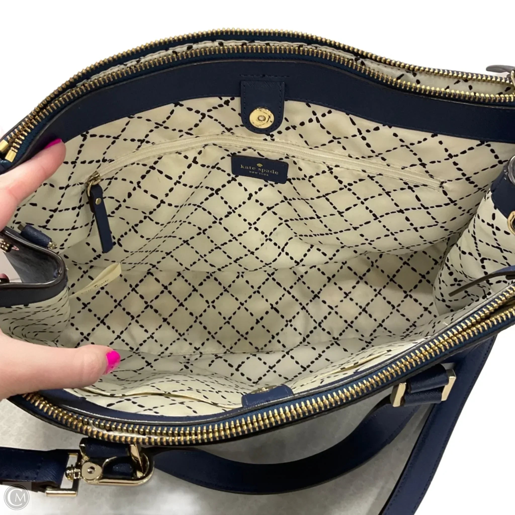 Handbag Designer By Kate Spade, Size: Large