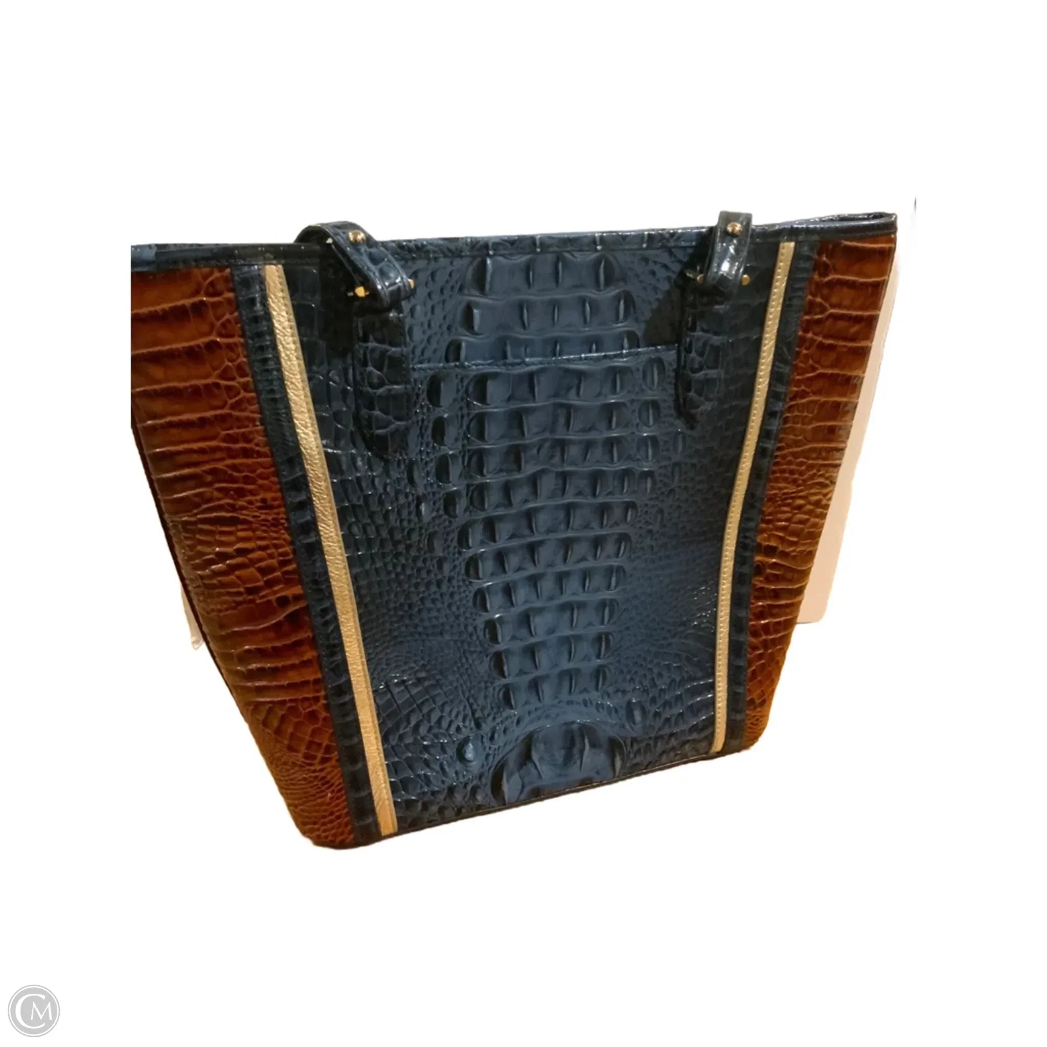 Handbag Designer By Brahmin, Size: Large
