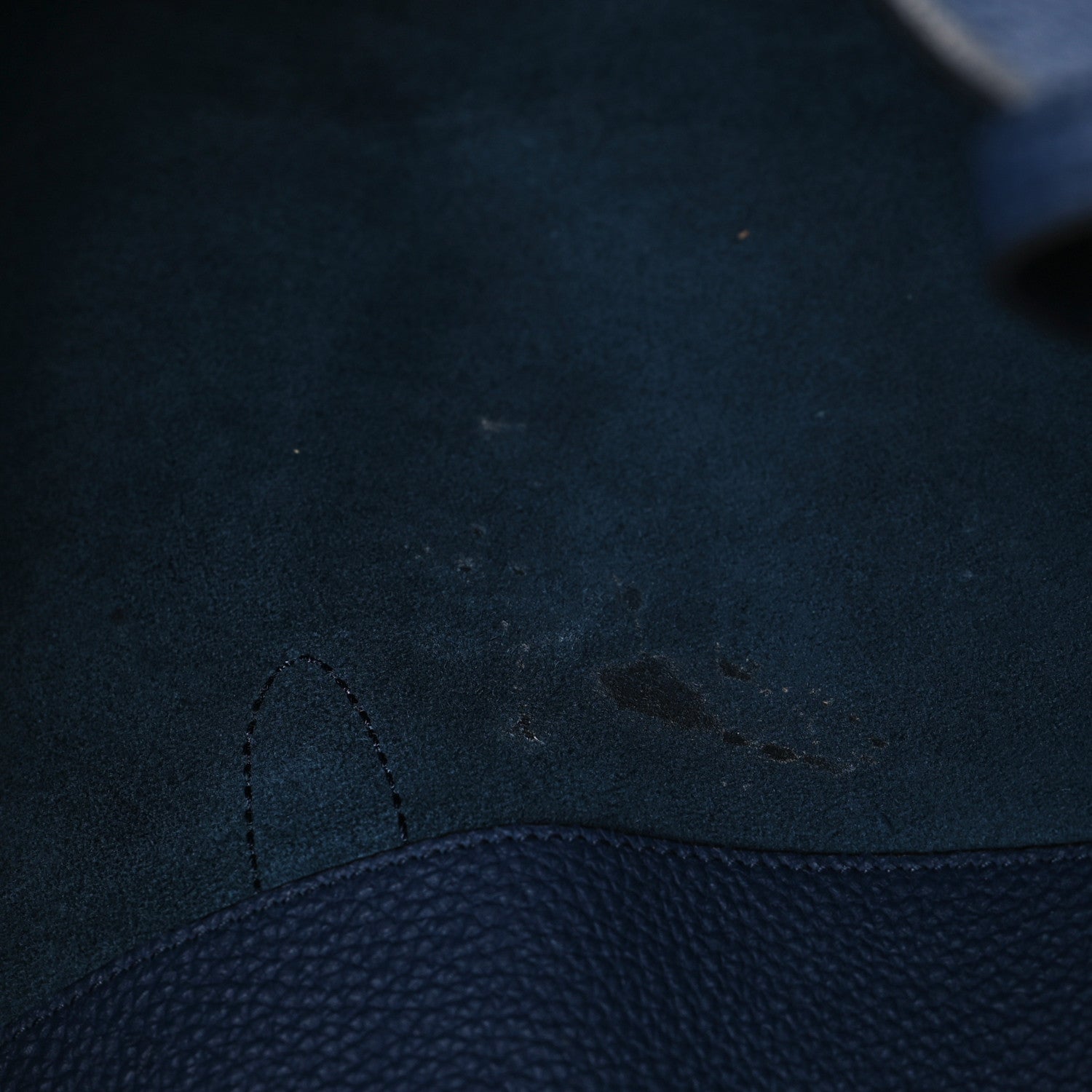 Soft Grained Calfskin Large Jackie Hobo Classic Blue Marine