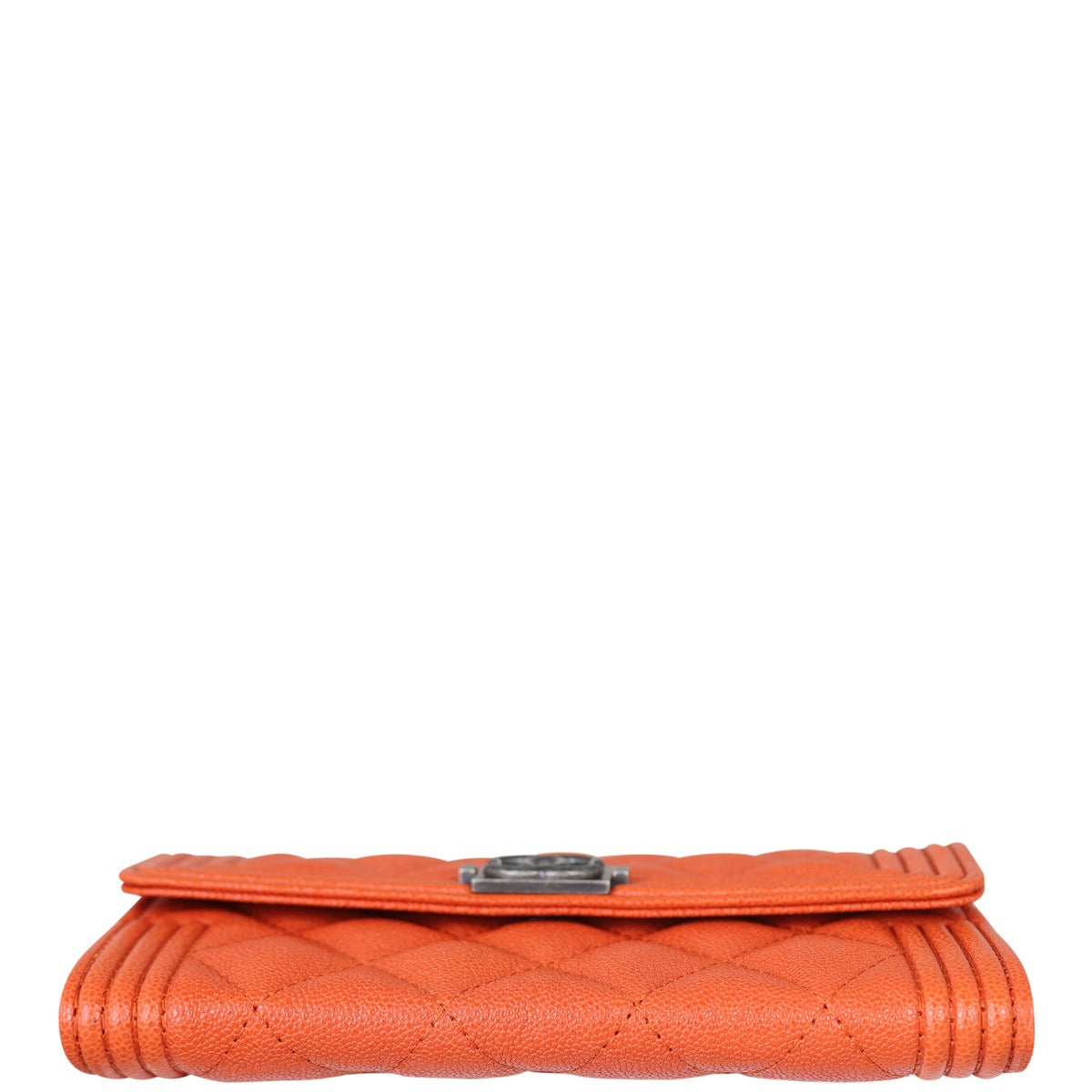 Chanel Boy Compact Wallet | Orange