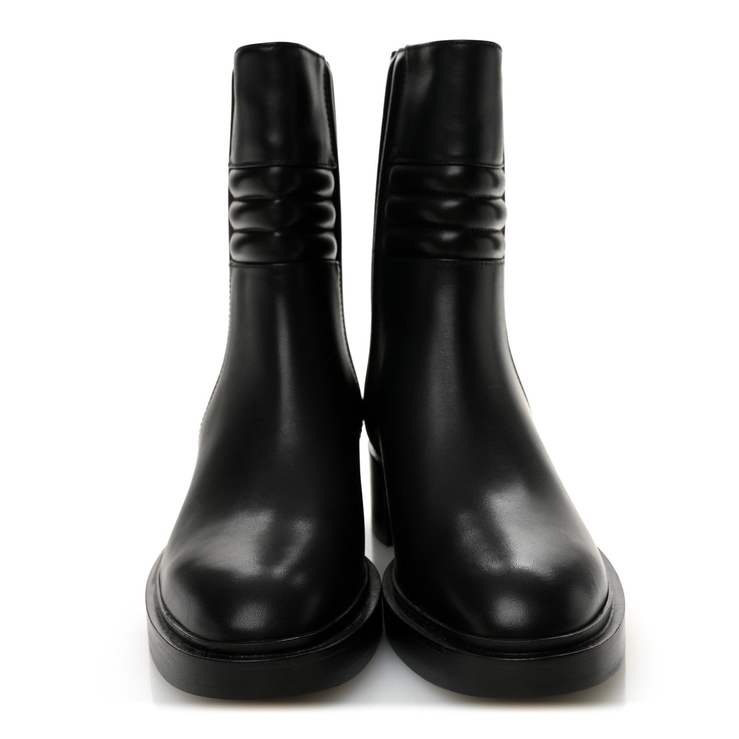 Calfskin Harper Ankle Boots 37.5 Black