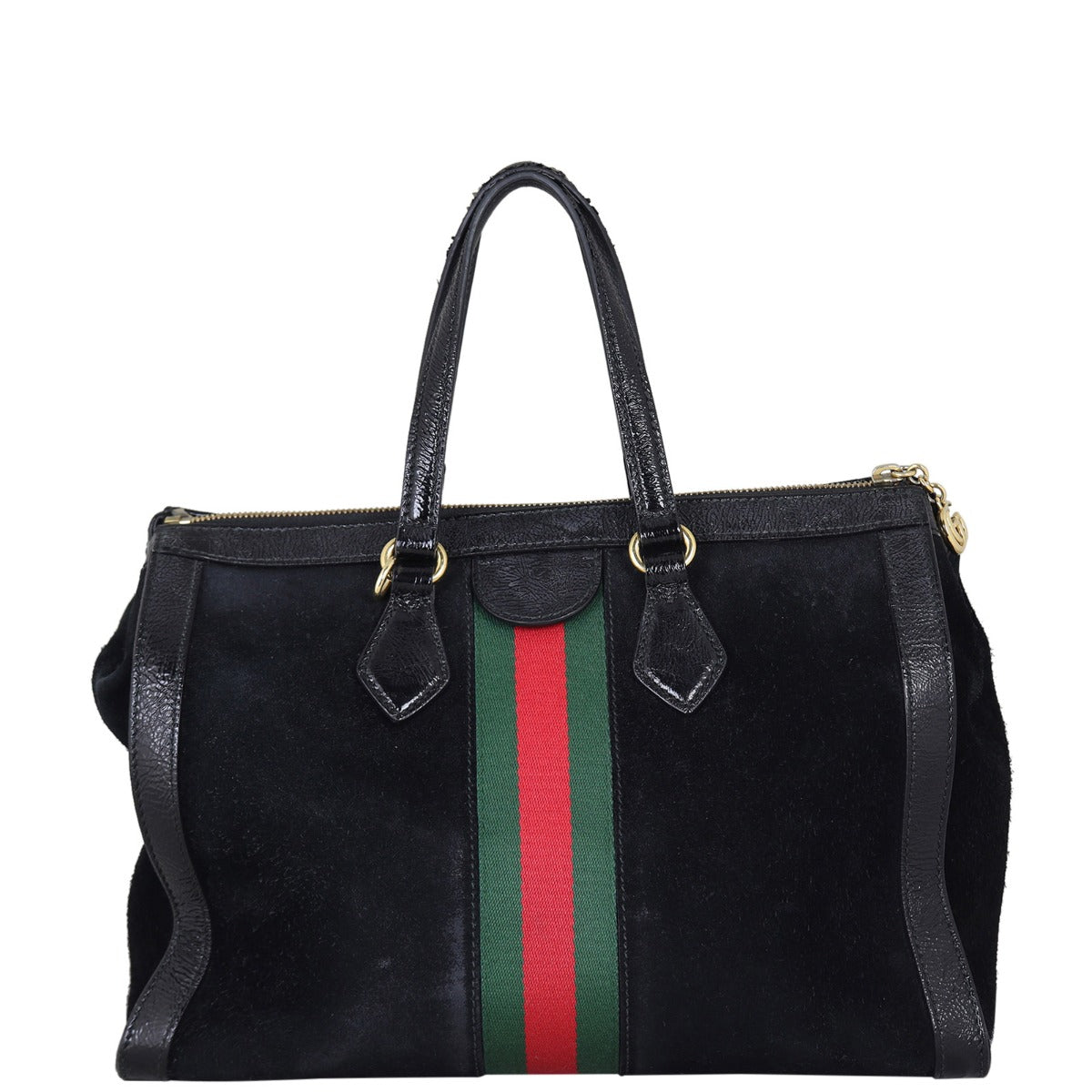 Gucci Ophidia Suede Boston Bag