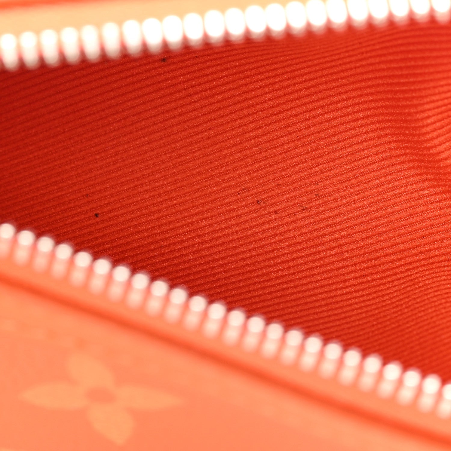 Monogram Carrot Pouch Orange