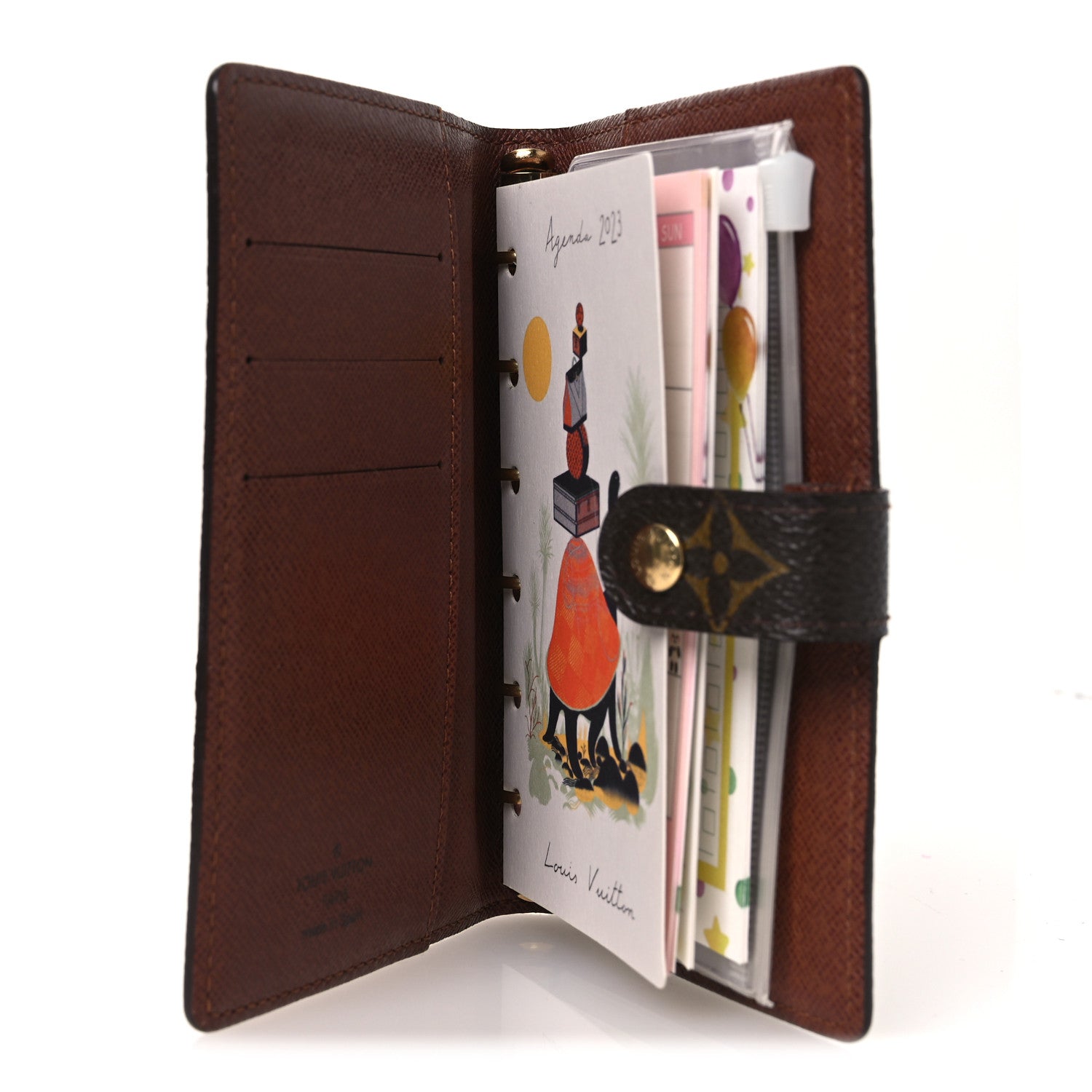 Monogram Panda Small Ring Agenda Cover