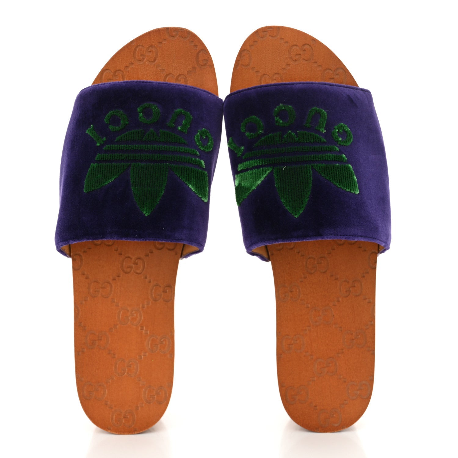 X ADIDAS Soft Velvet Malaga Kid Womens Platform Sandals 39.5  Iris Extreme
