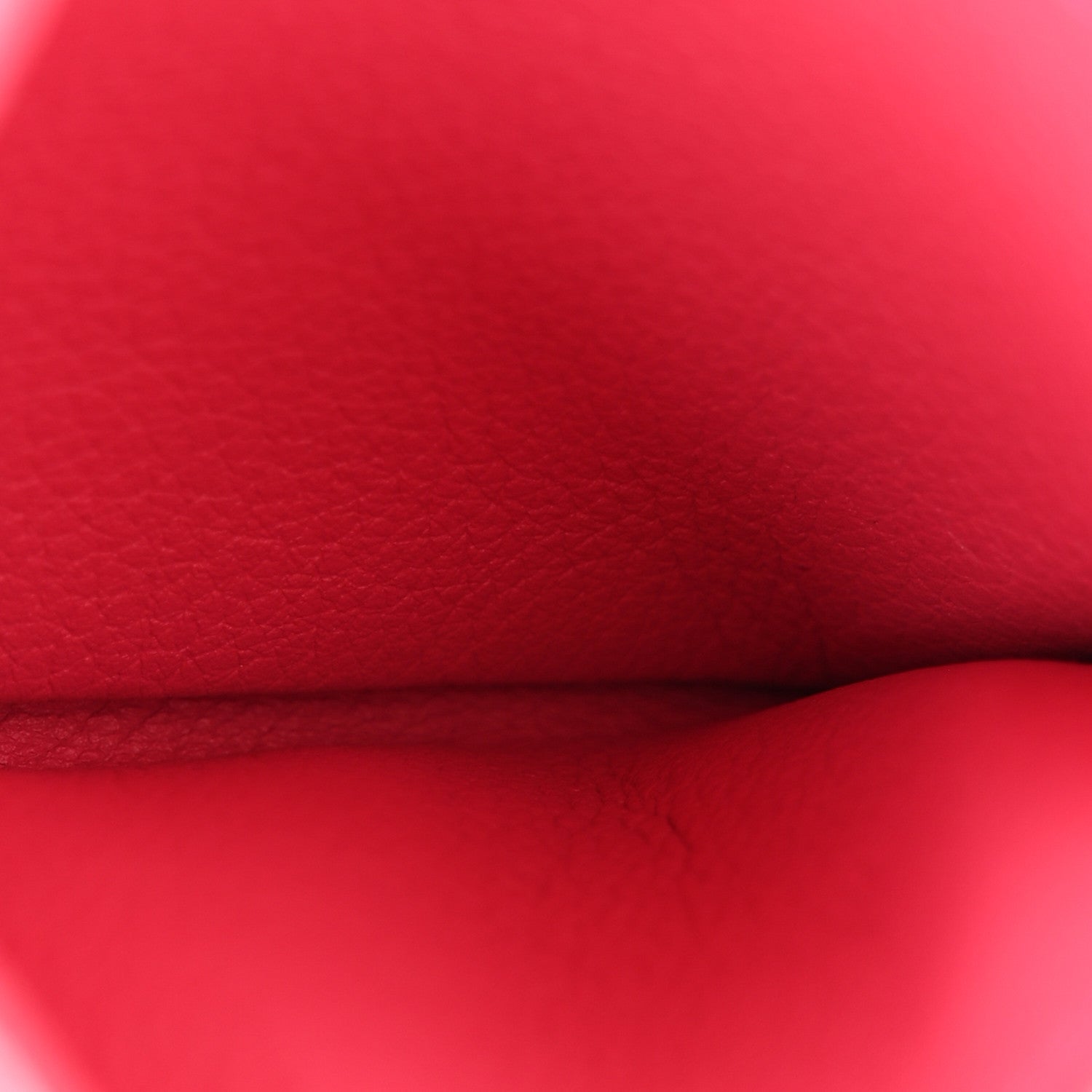 Calfskin Lockme Card Holder Hot Pink