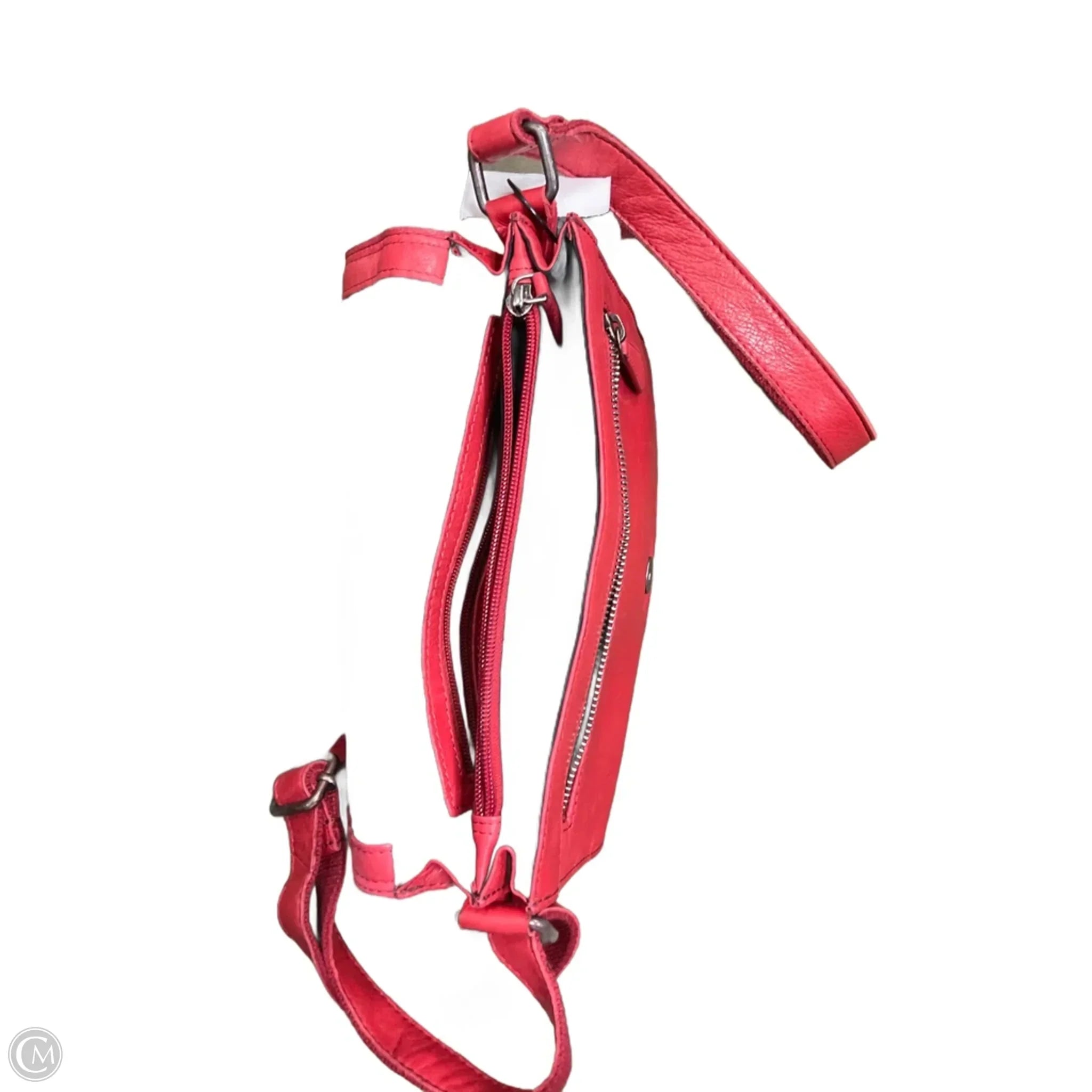Crossbody Leather By Cmc, Size: Medium