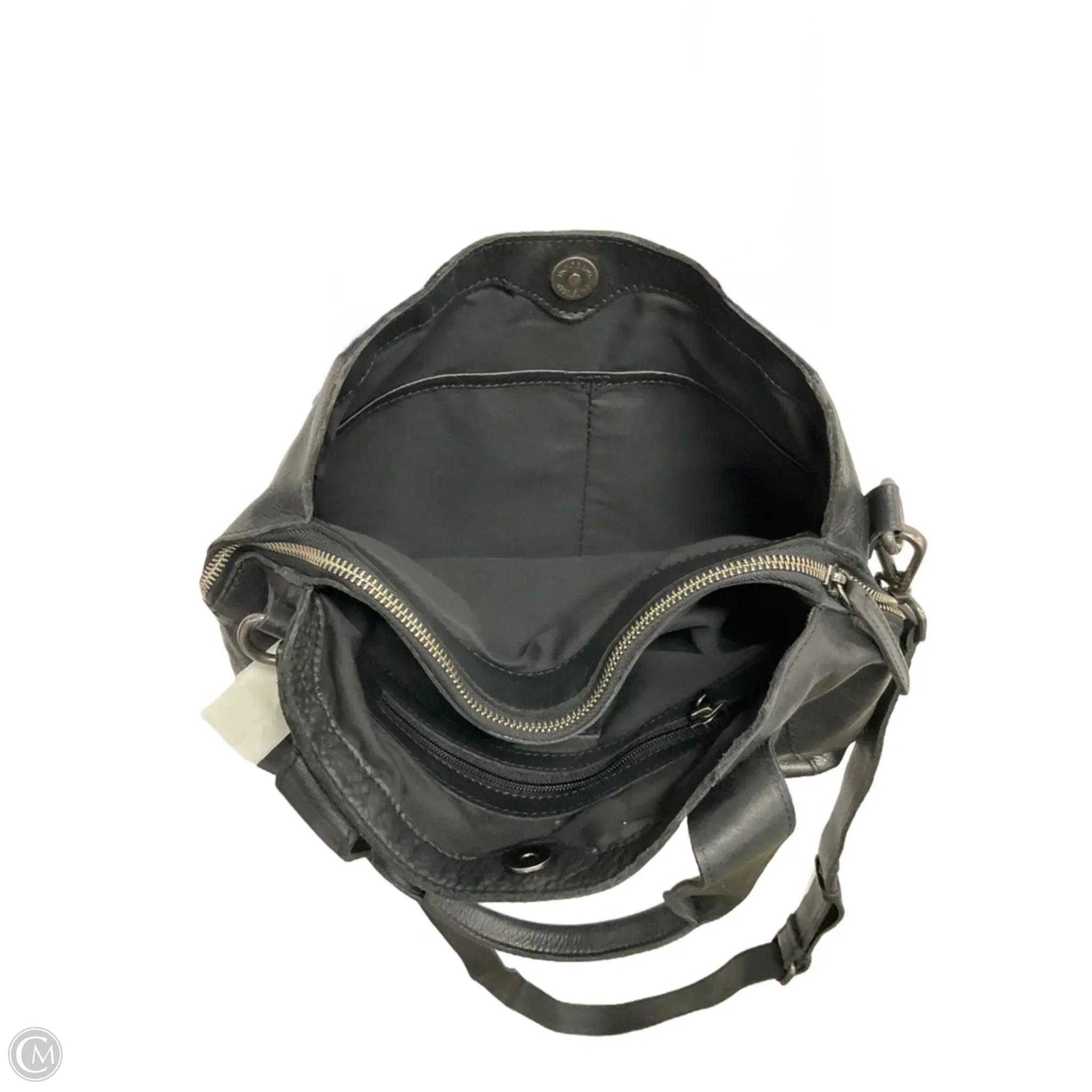 Handbag Leather By Cmc, Size: Medium