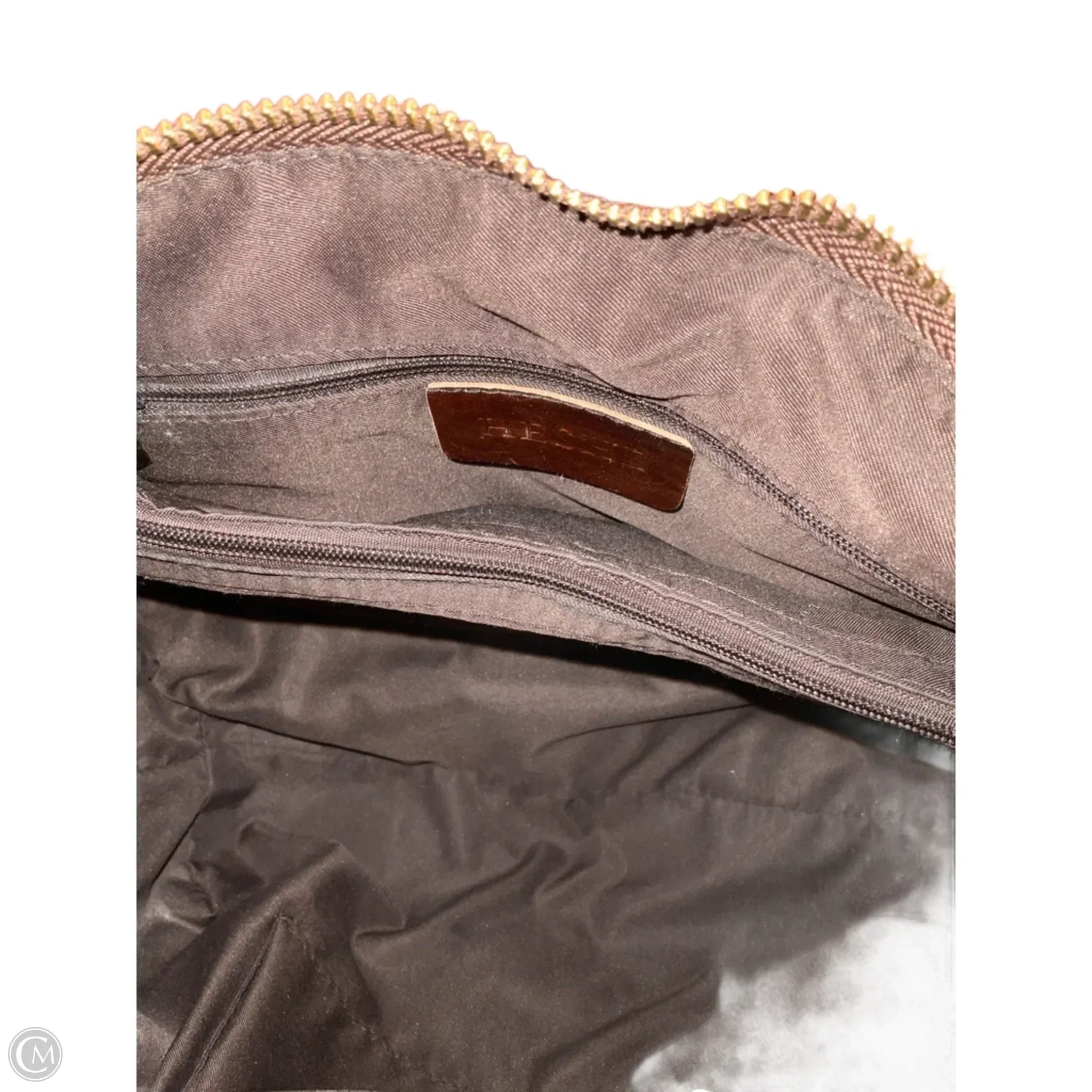 Handbag Leather By Heshe, Size: Medium