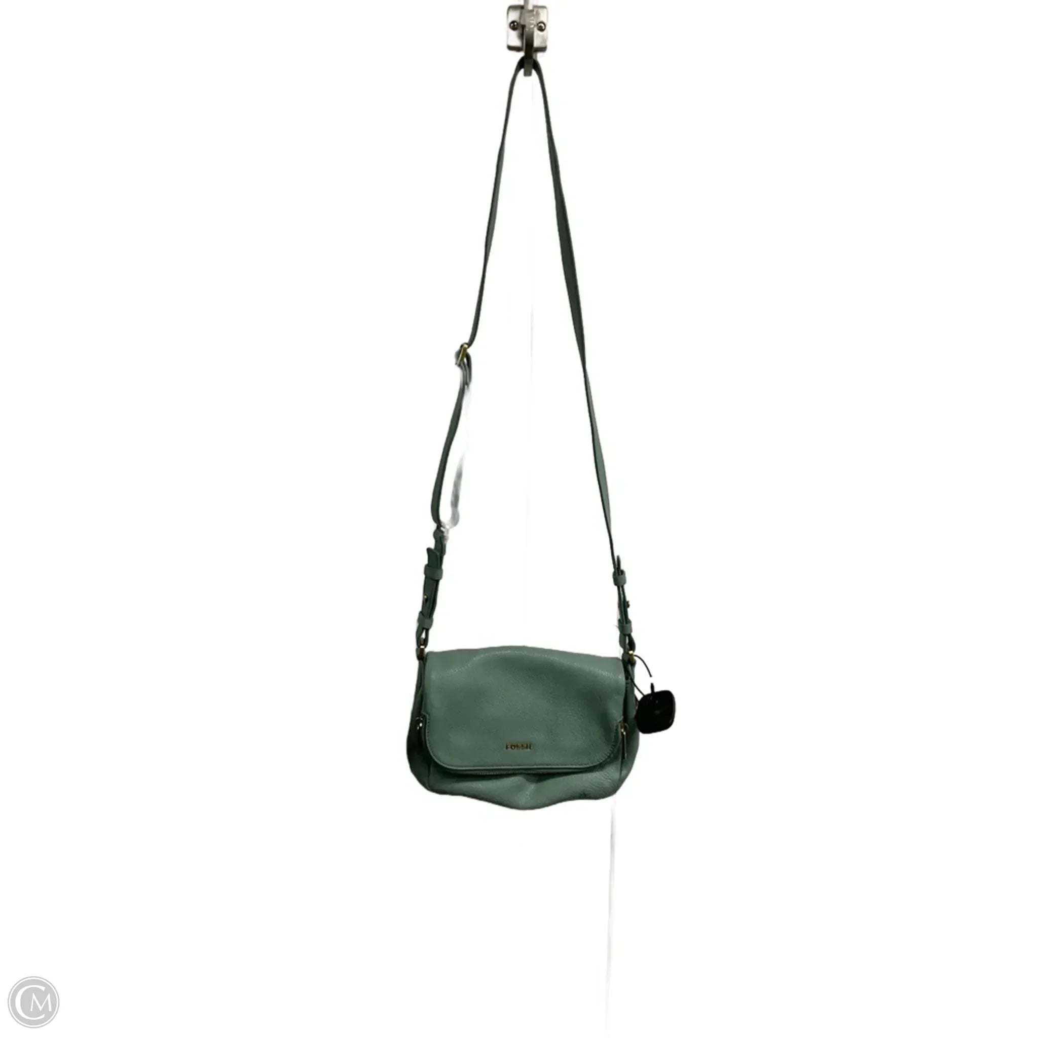 Crossbody Leather By Fossil, Size: Small