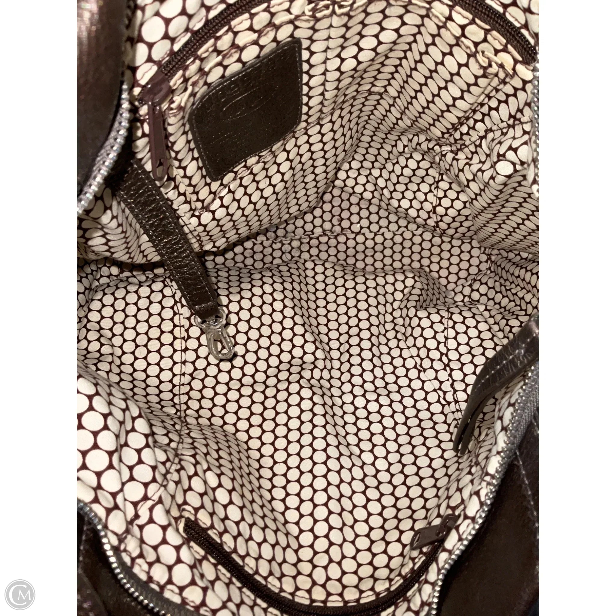 Handbag Leather By Brighton, Size: Large