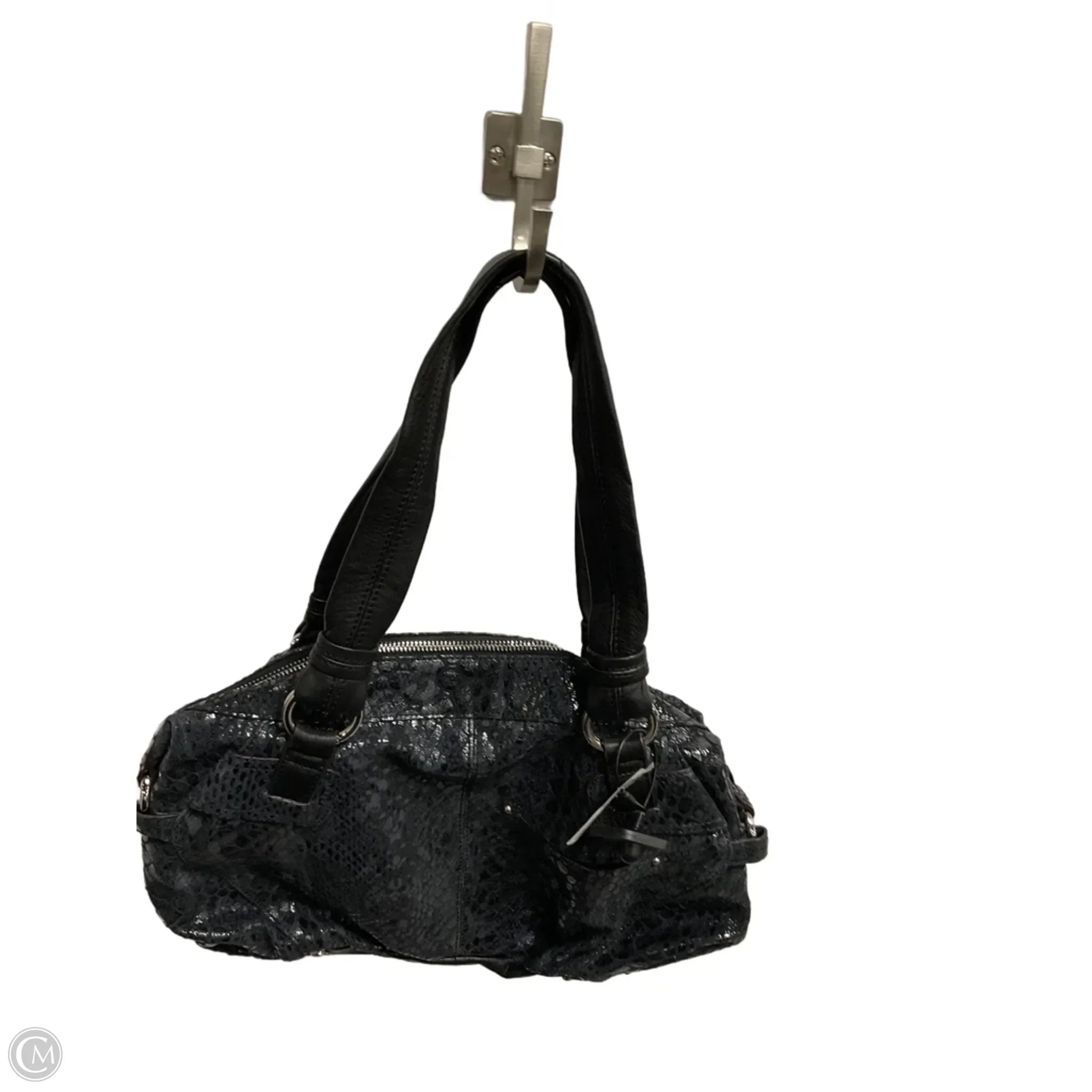 Handbag Leather By B. Makowsky, Size: Medium