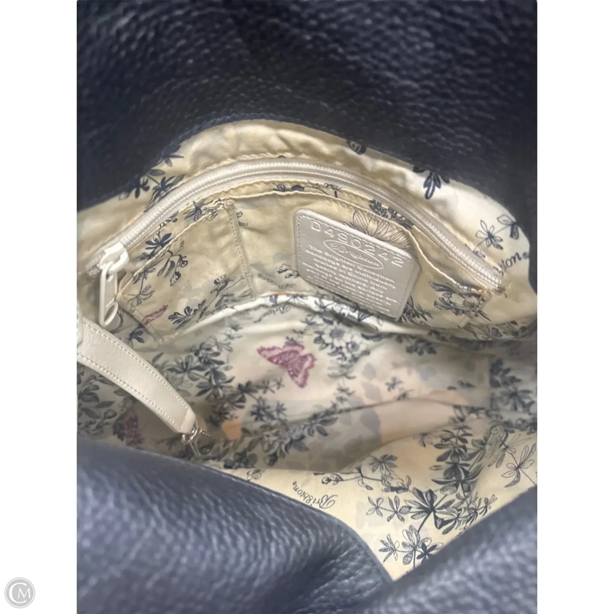 Handbag Leather By Brighton, Size: Medium