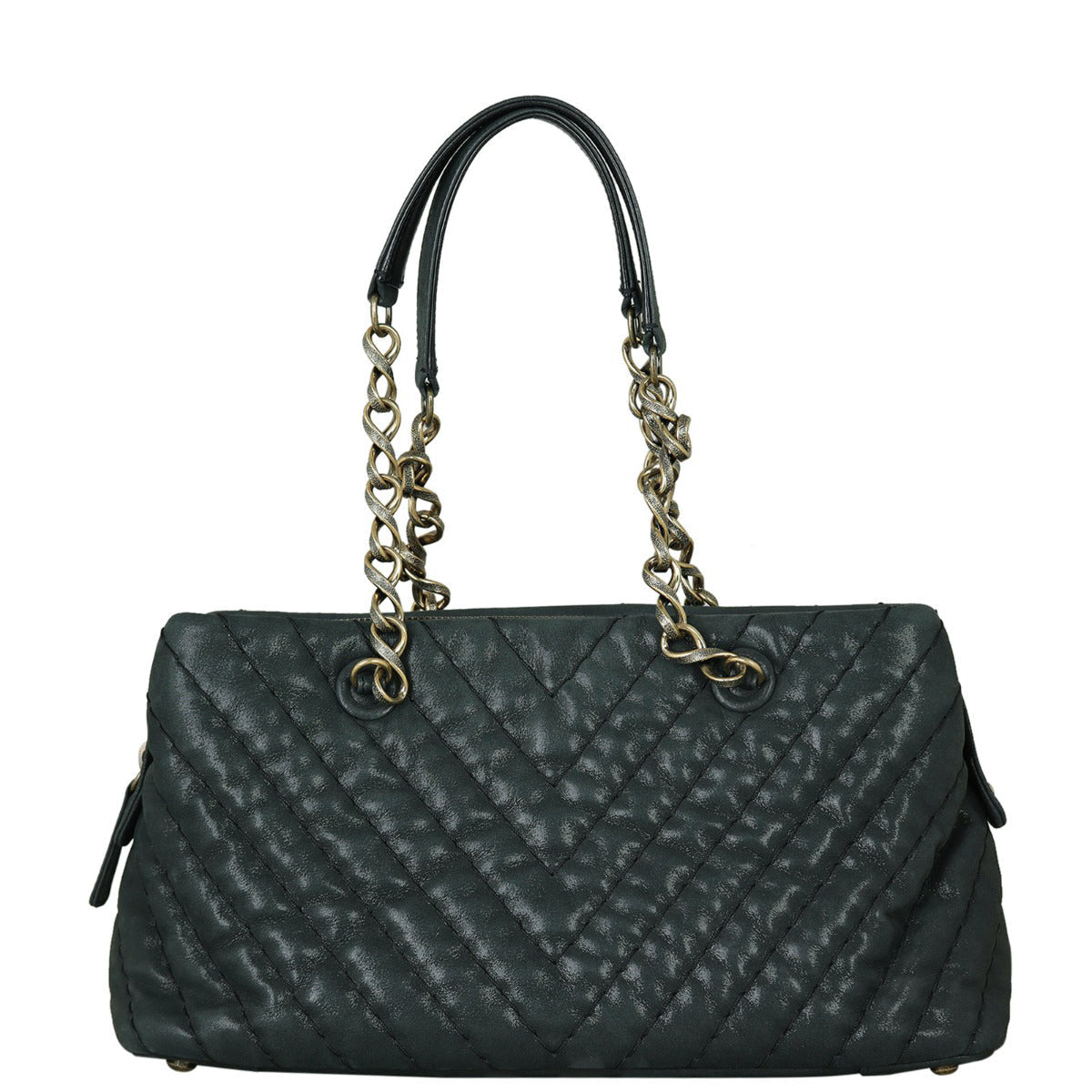 Chanel Iridescent Surpique Chevron Tote