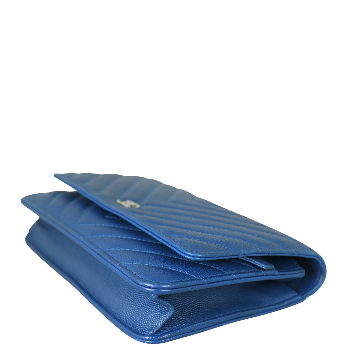 Chanel Classic Wallet on Chain Chevron | Blue