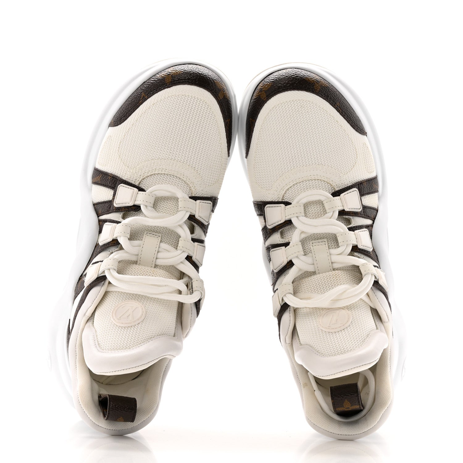 Patent Monogram LV Archlight Sneakers 38 White