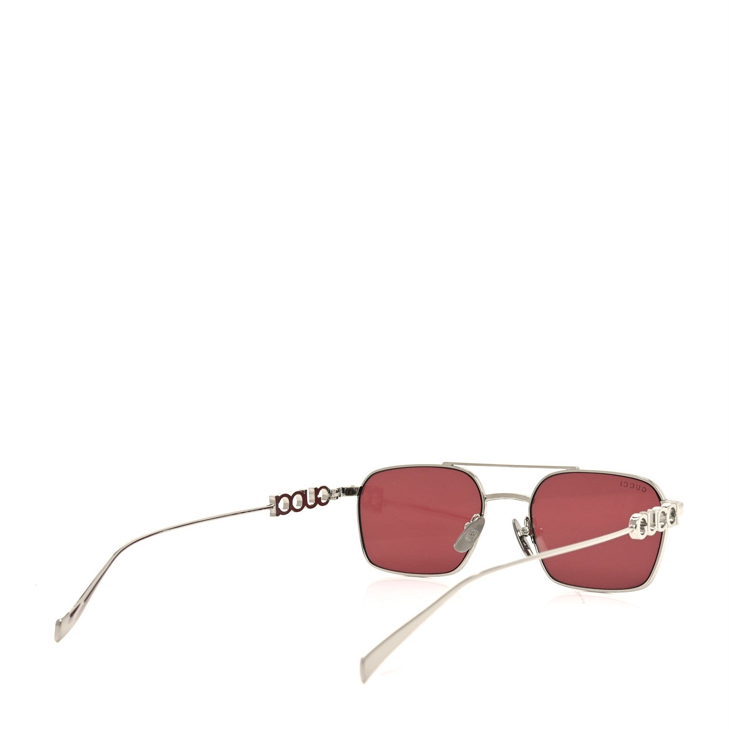 Metal Crystal Sunglasses GG1804S Silver