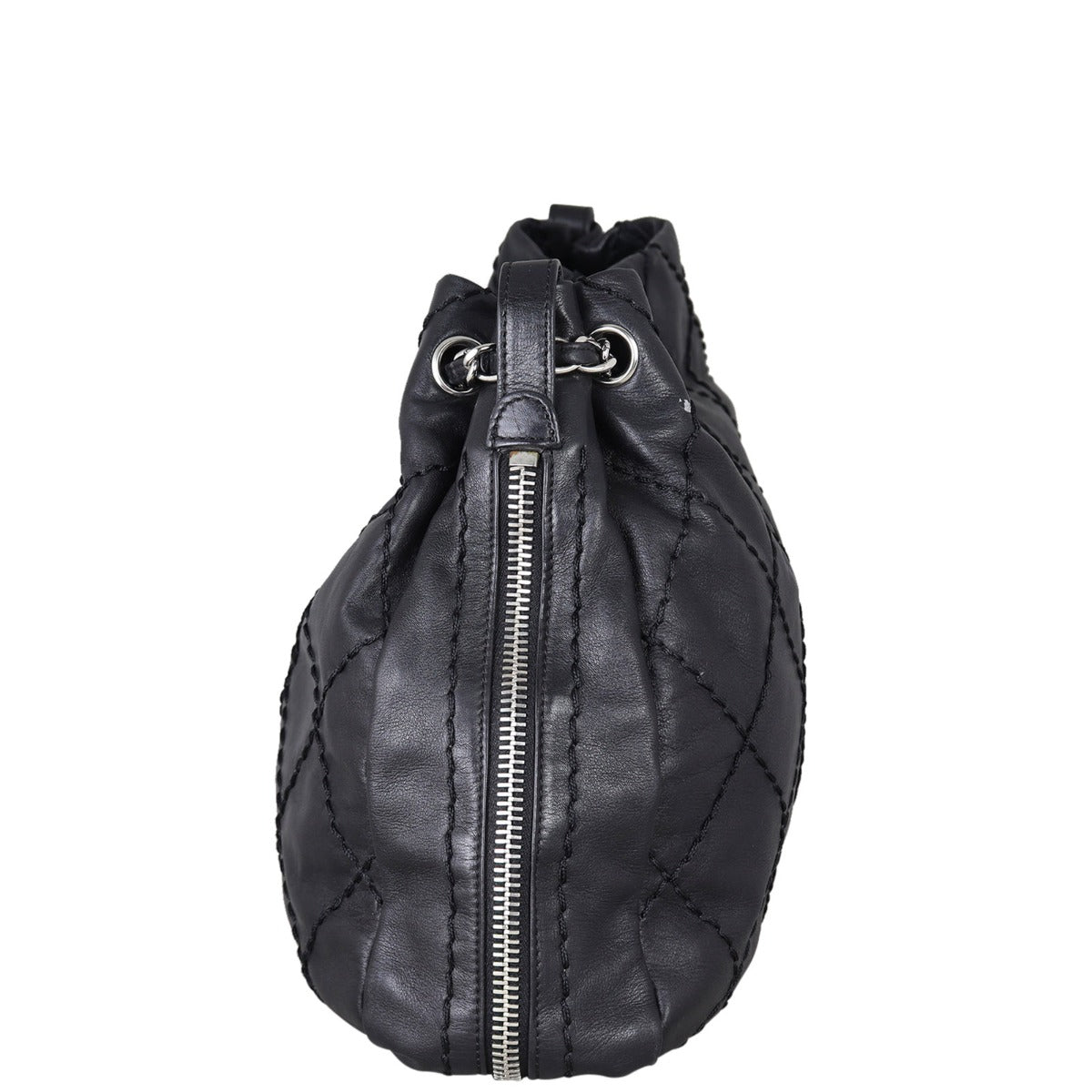Chanel CC Expandable Zip Around Tote