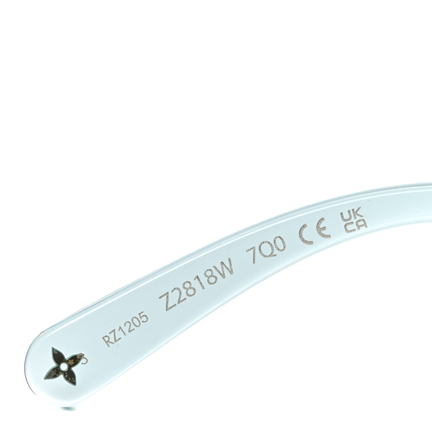 Acetate S Lock Cat Eye Sunglasses Z2818W Crystal Blue