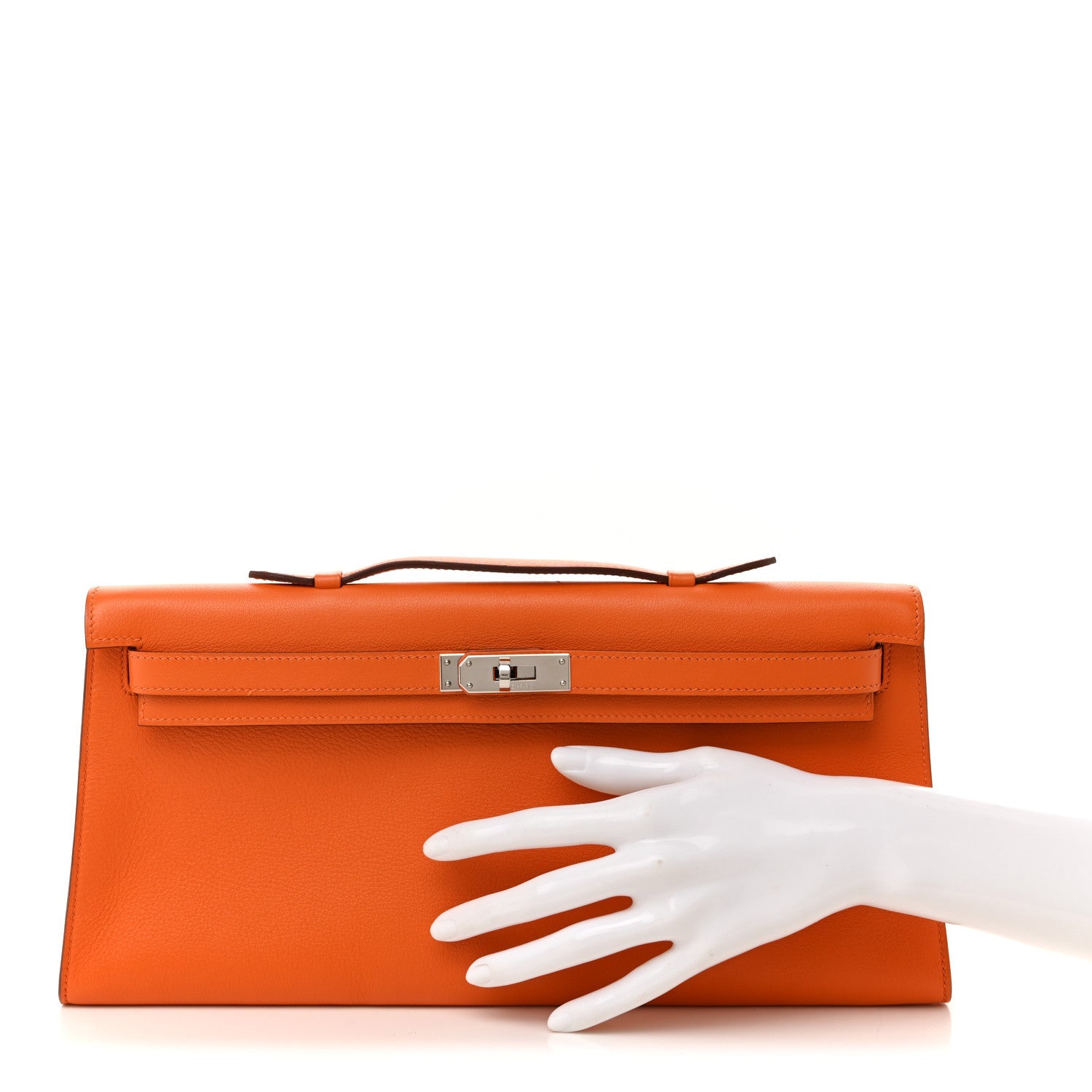 Evergrain Kelly Longue Clutch Pochette Orange