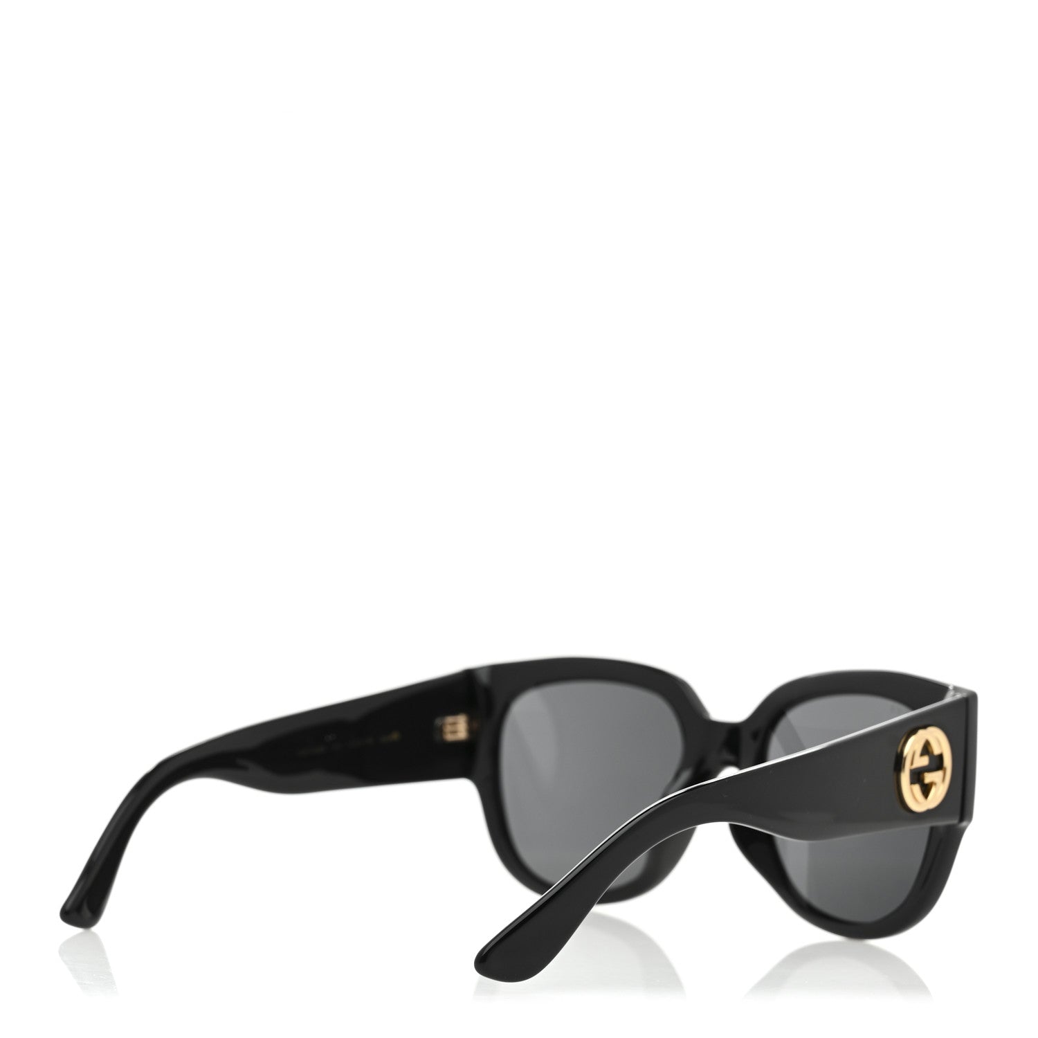 Acetate Square Frame Sunglasses GG0142SA Black
