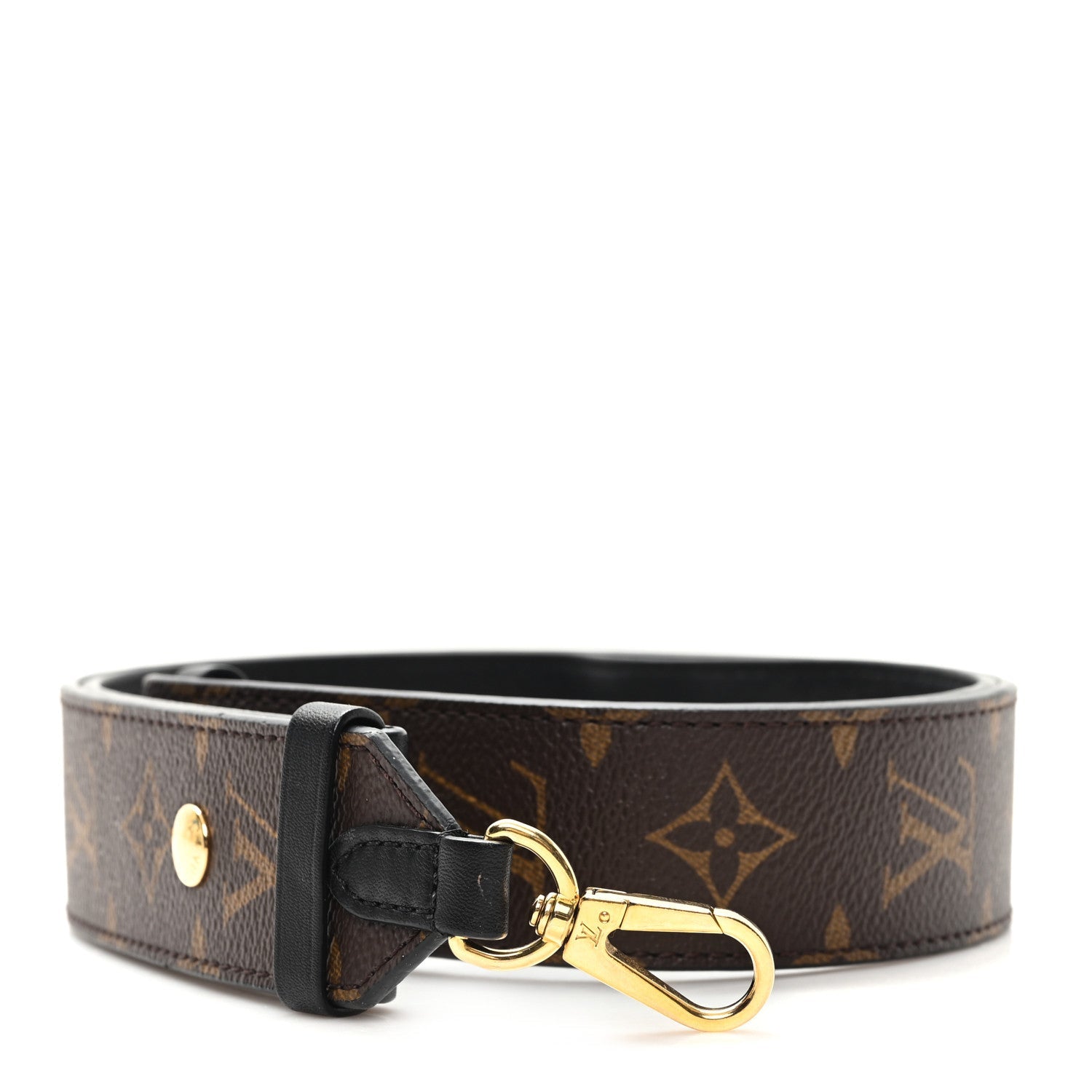 Monogram Adjustable Bandouliere Shoulder Strap Black