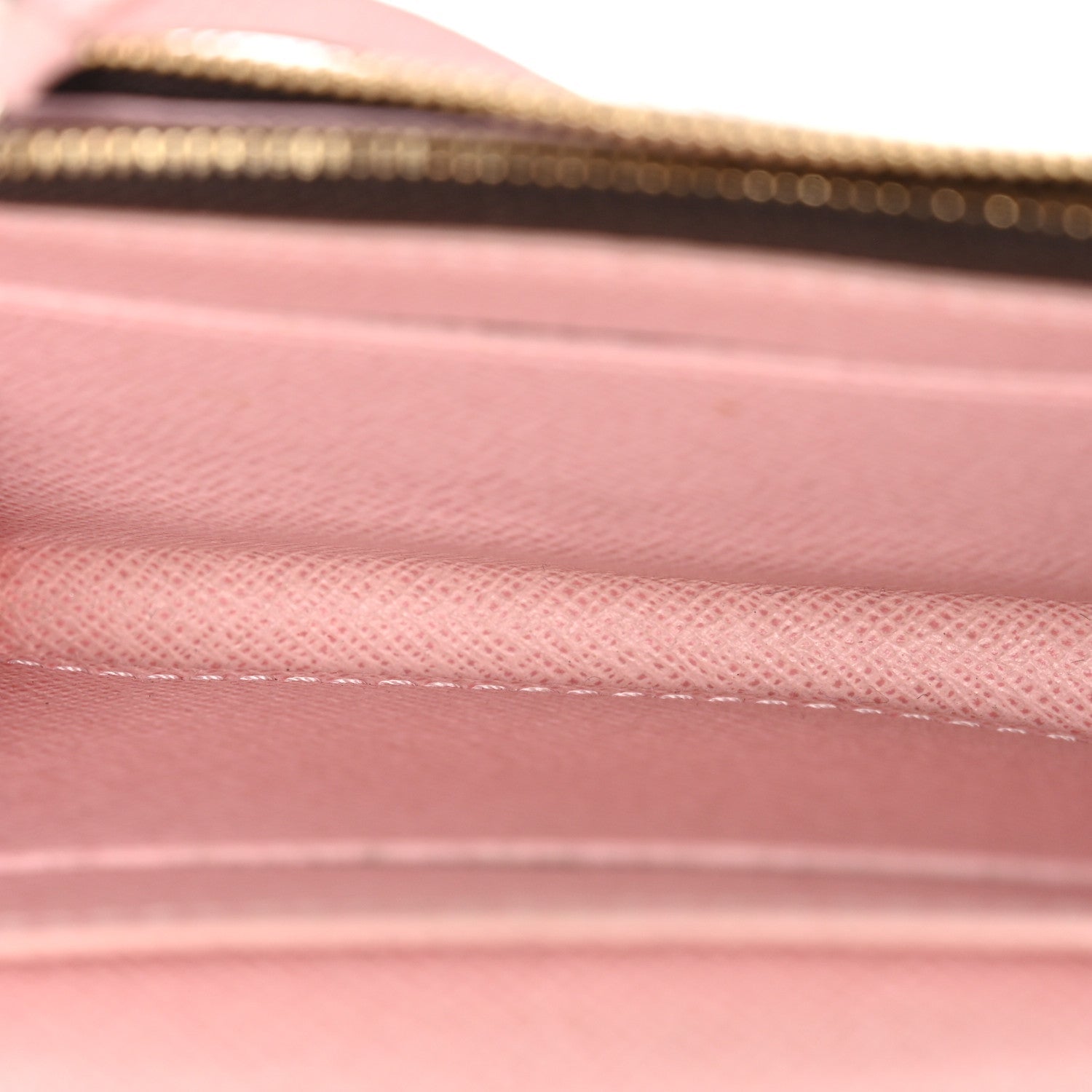Damier Ebene Rosalie Coin Purse Rose Ballerine