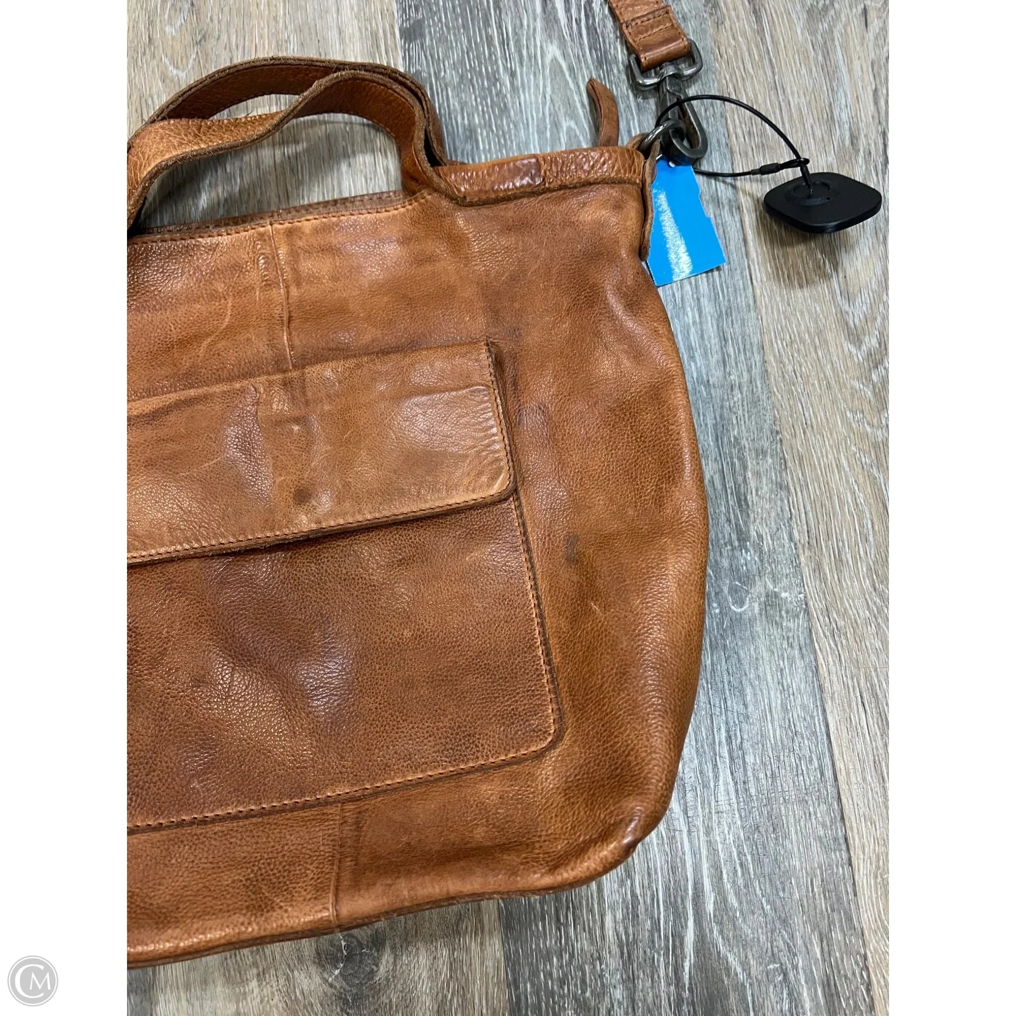 Handbag Leather By Latico, Size: Medium