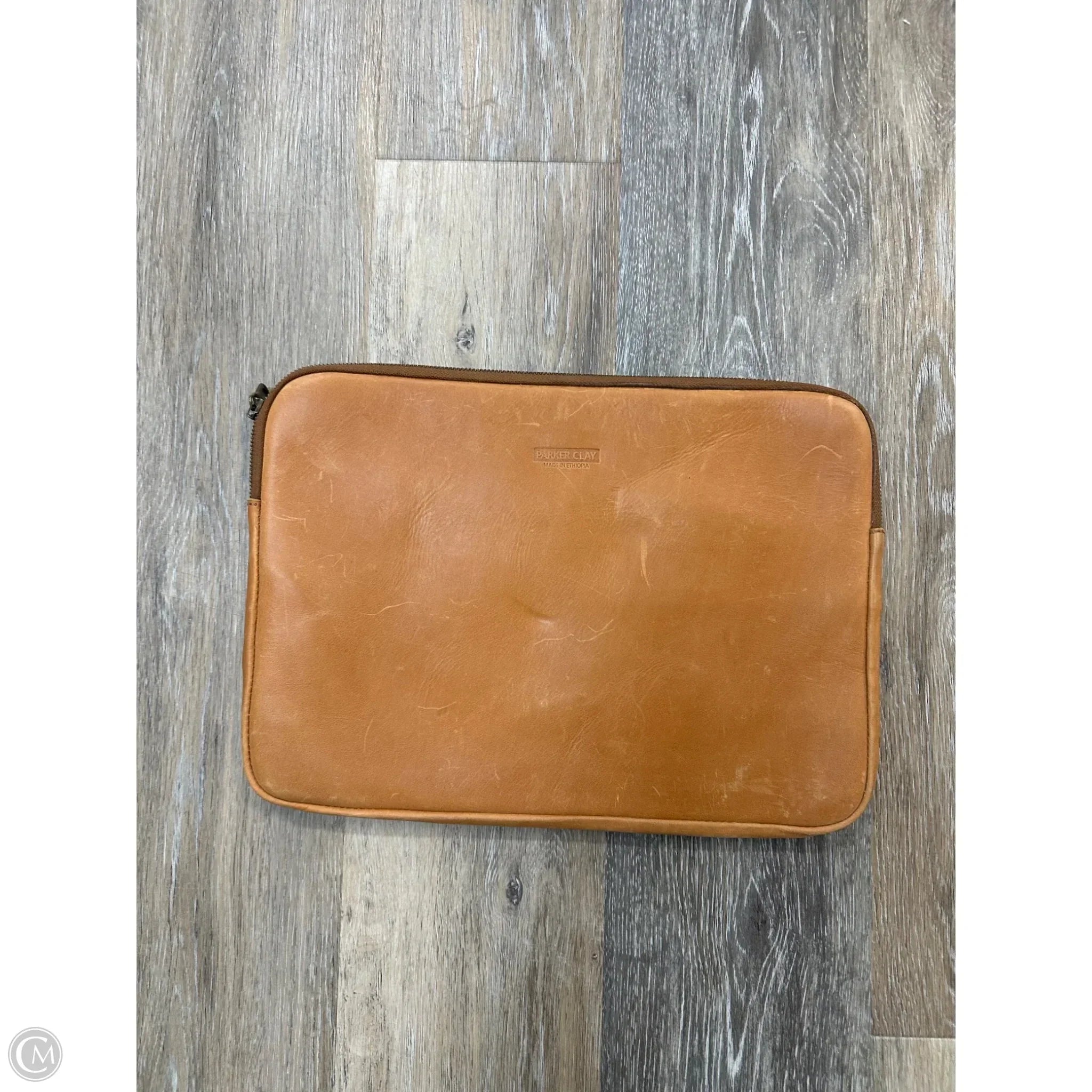 Laptop Sleeve Leather By Parker Clay, Size: Medium
