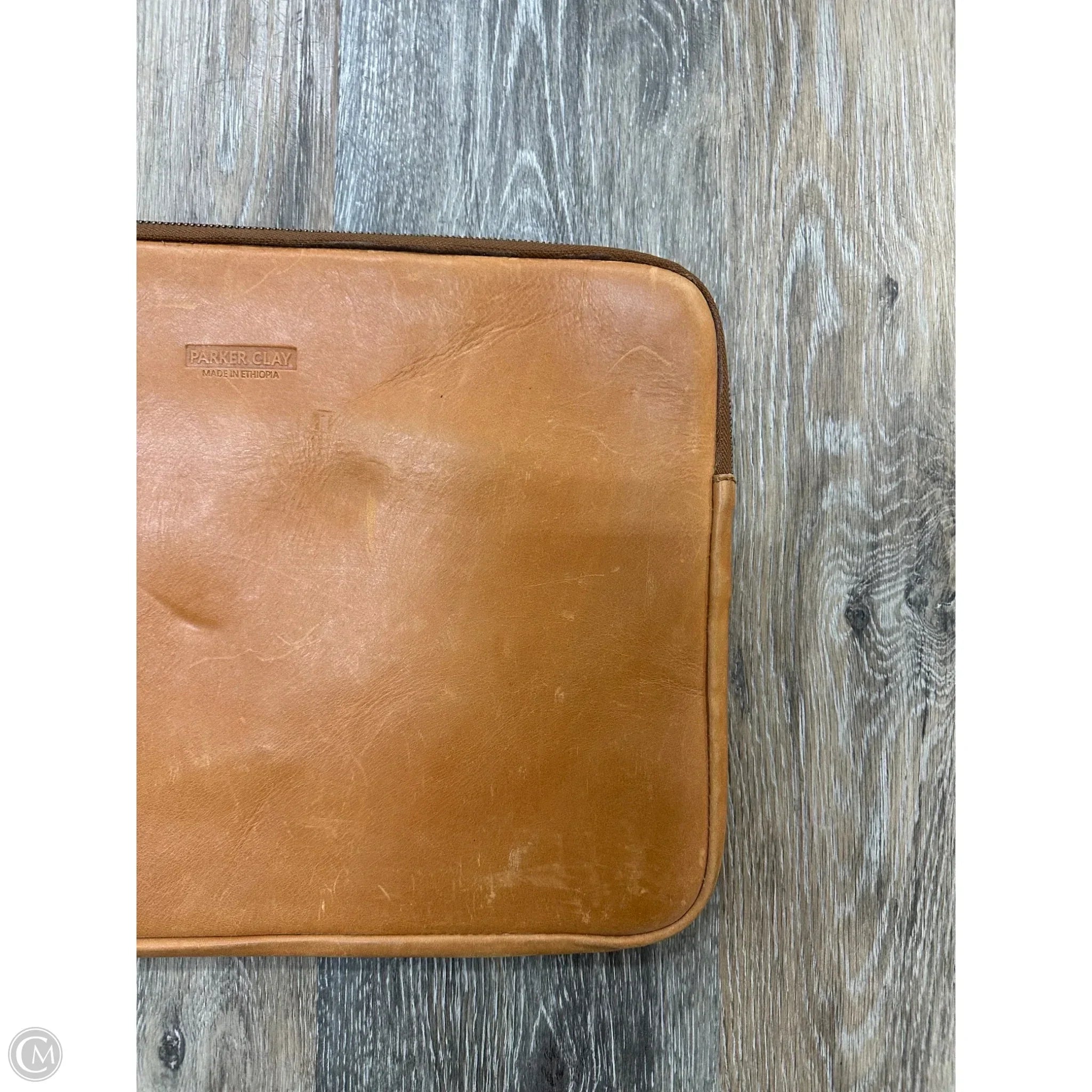 Laptop Sleeve Leather By Parker Clay, Size: Medium