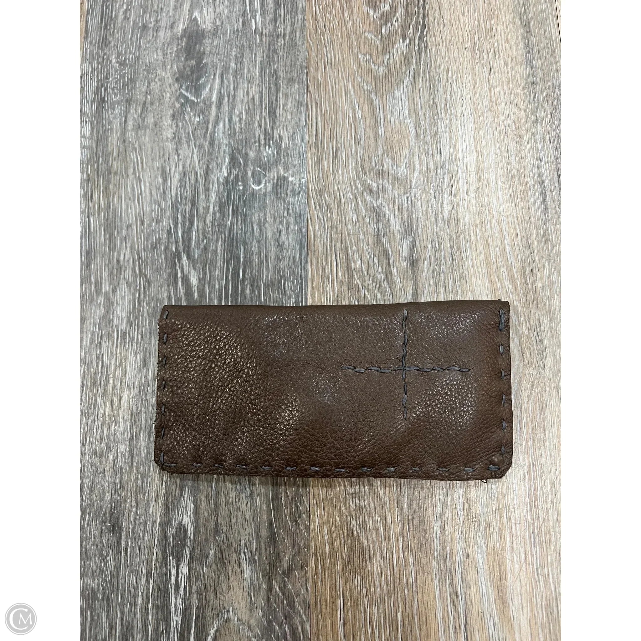 Wallet Leather By Cindy Kirk, Size: Medium