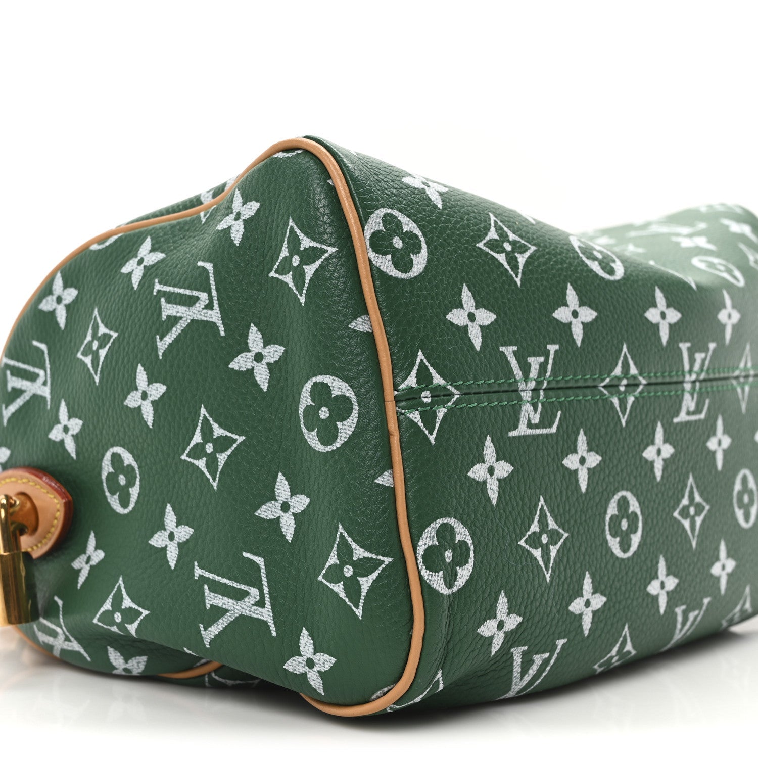 Calfskin Monogram Speedy P9 Bandouliere 25 Green